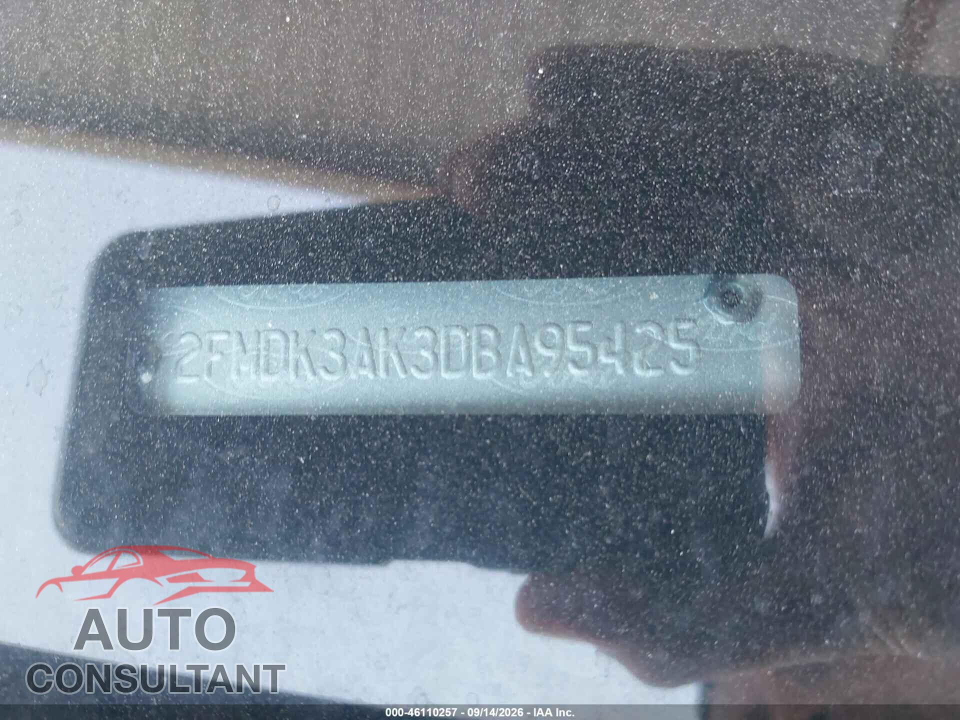 FORD EDGE 2013 - 2FMDK3AK3DBA95425