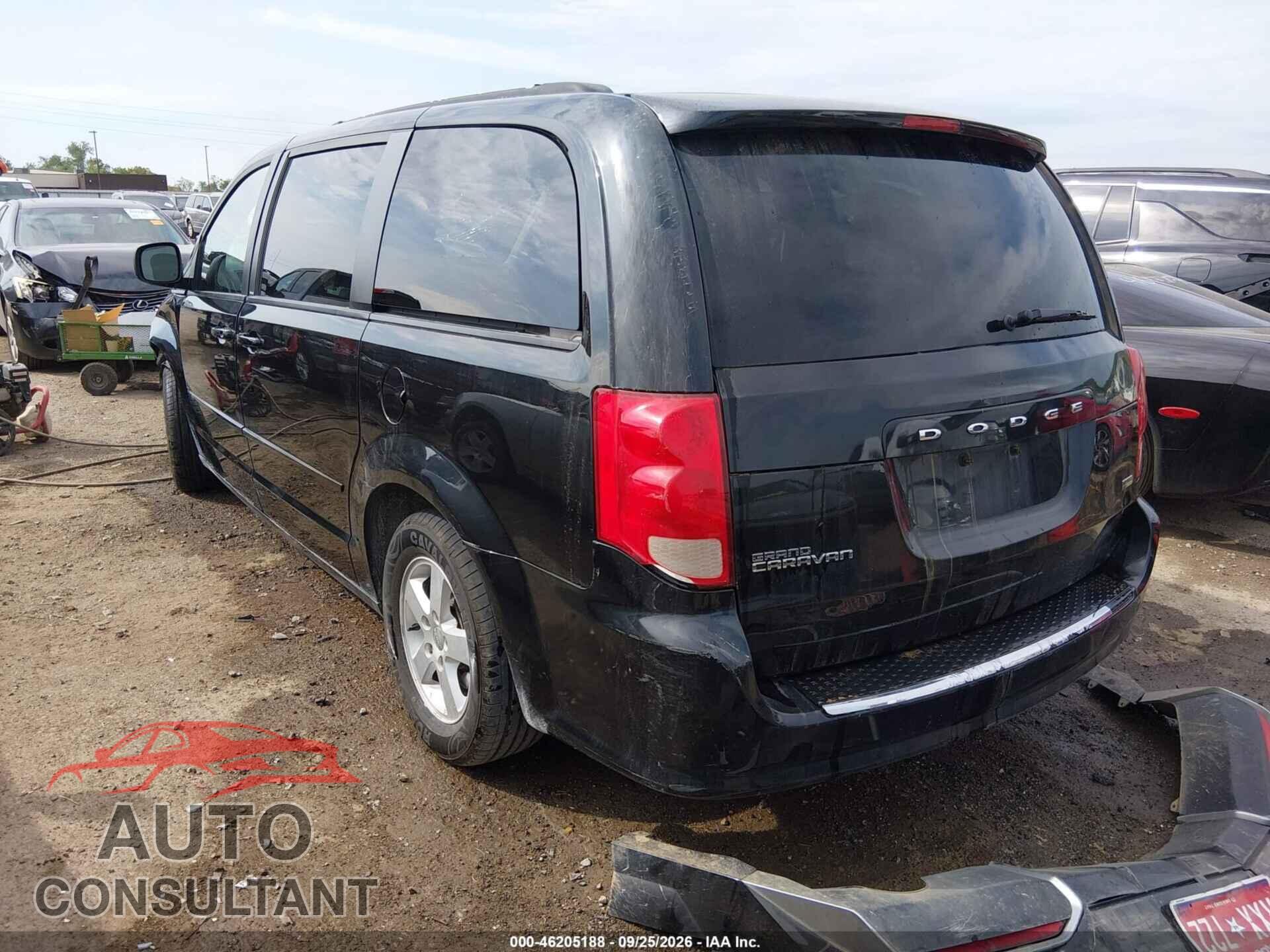 DODGE CARAVAN 2012 - 02C4RDGC6CR296312