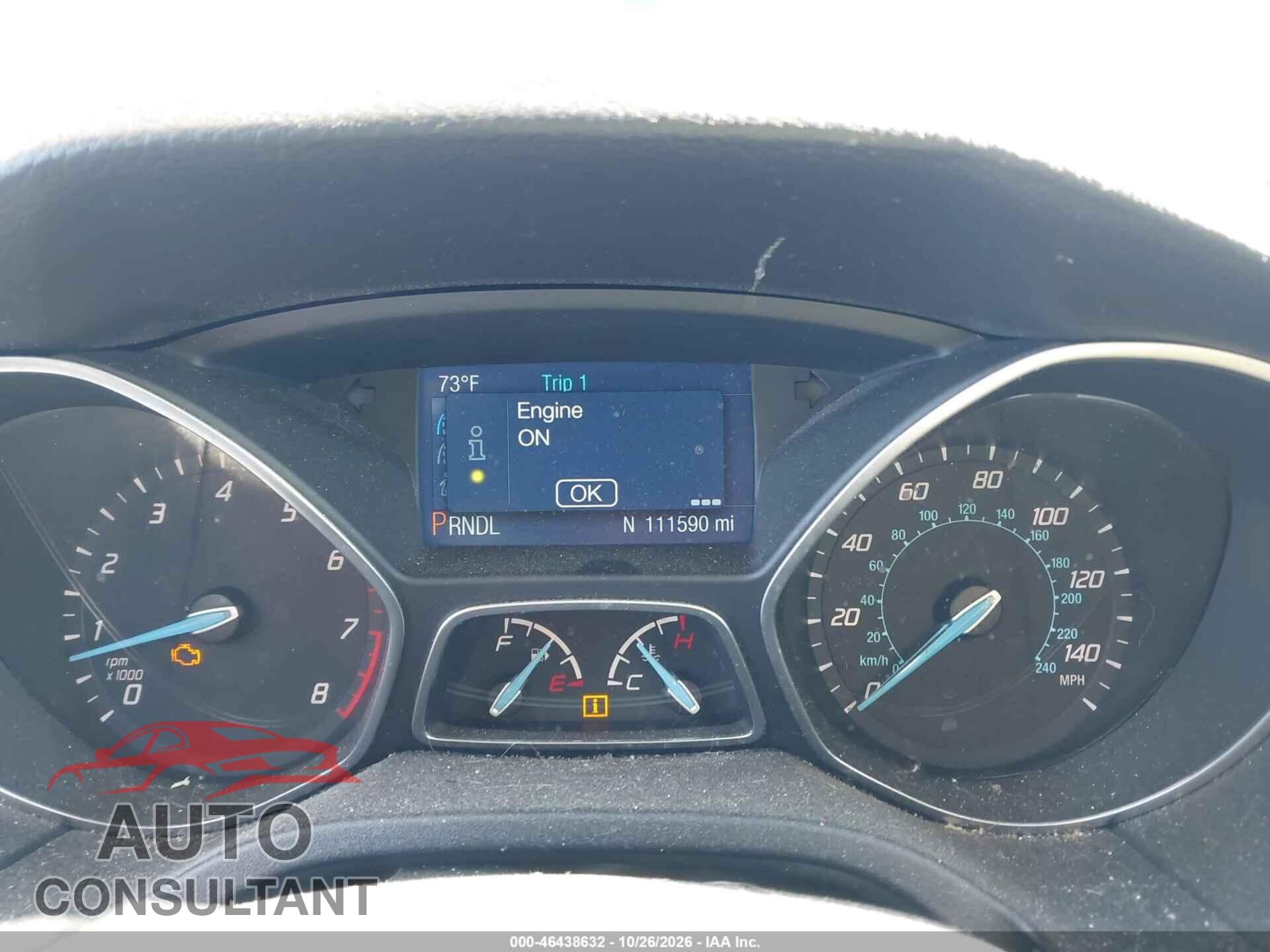 FORD FOCUS 2014 - 1FADP3F29EL424862