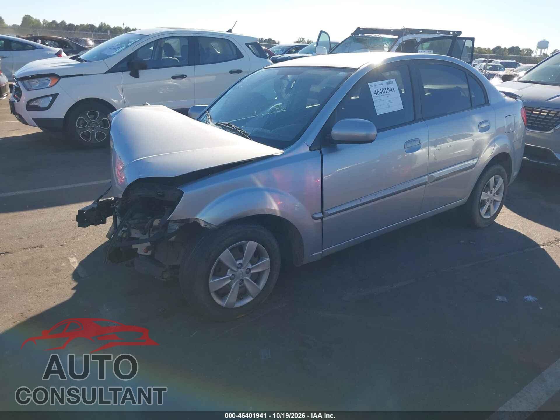KIA RIO 2010 - KNADH4A33A6687738