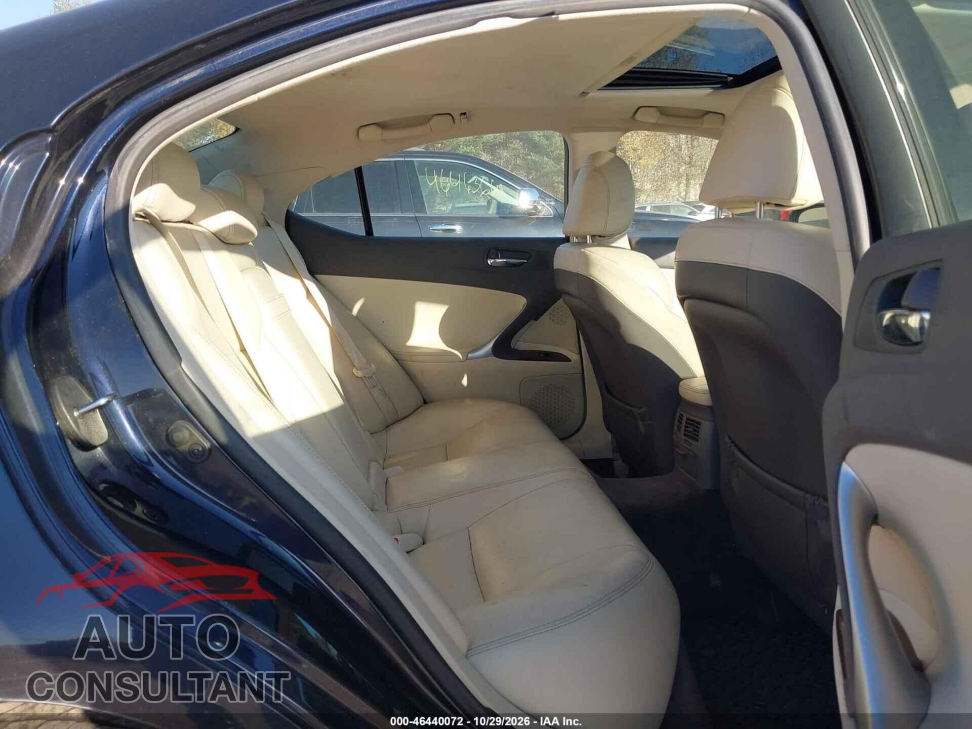 LEXUS IS 250 2010 - JTHCF5C29A2033590