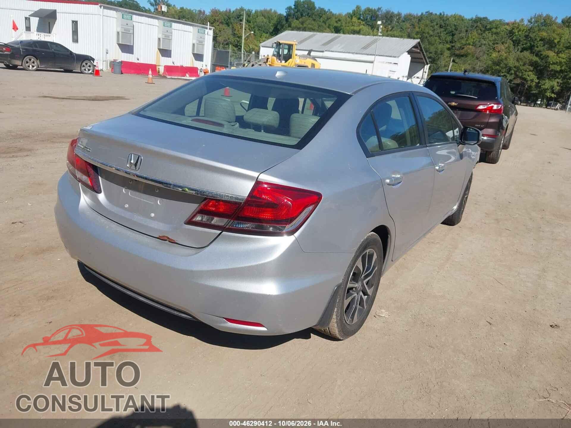 HONDA CIVIC 2013 - 19XFB2F96DE017906