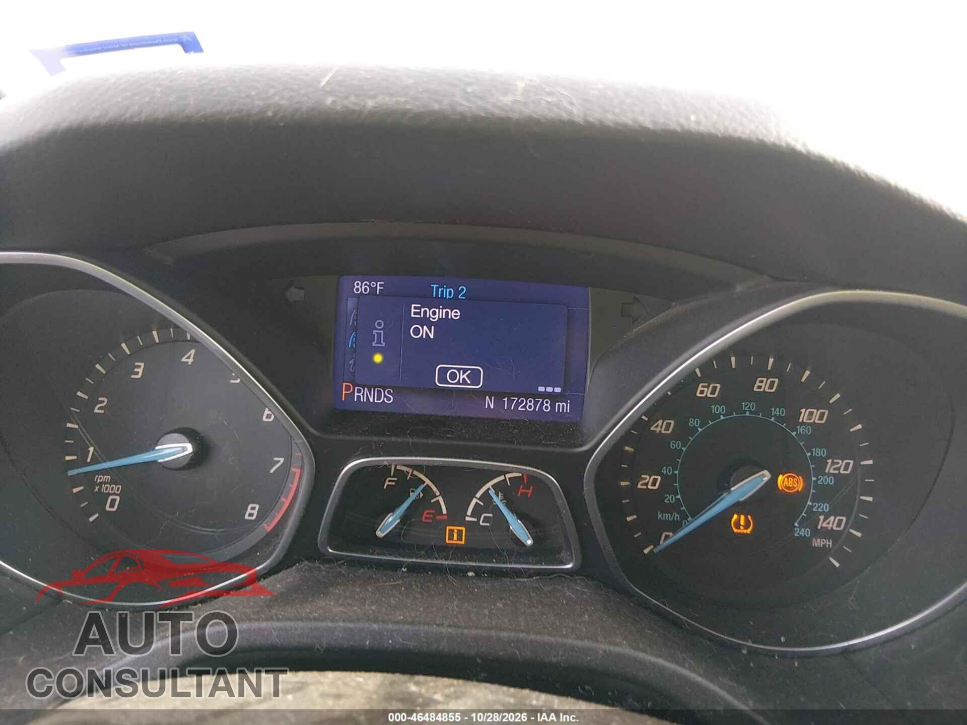 FORD FOCUS 2013 - 1FADP3F28DL236834
