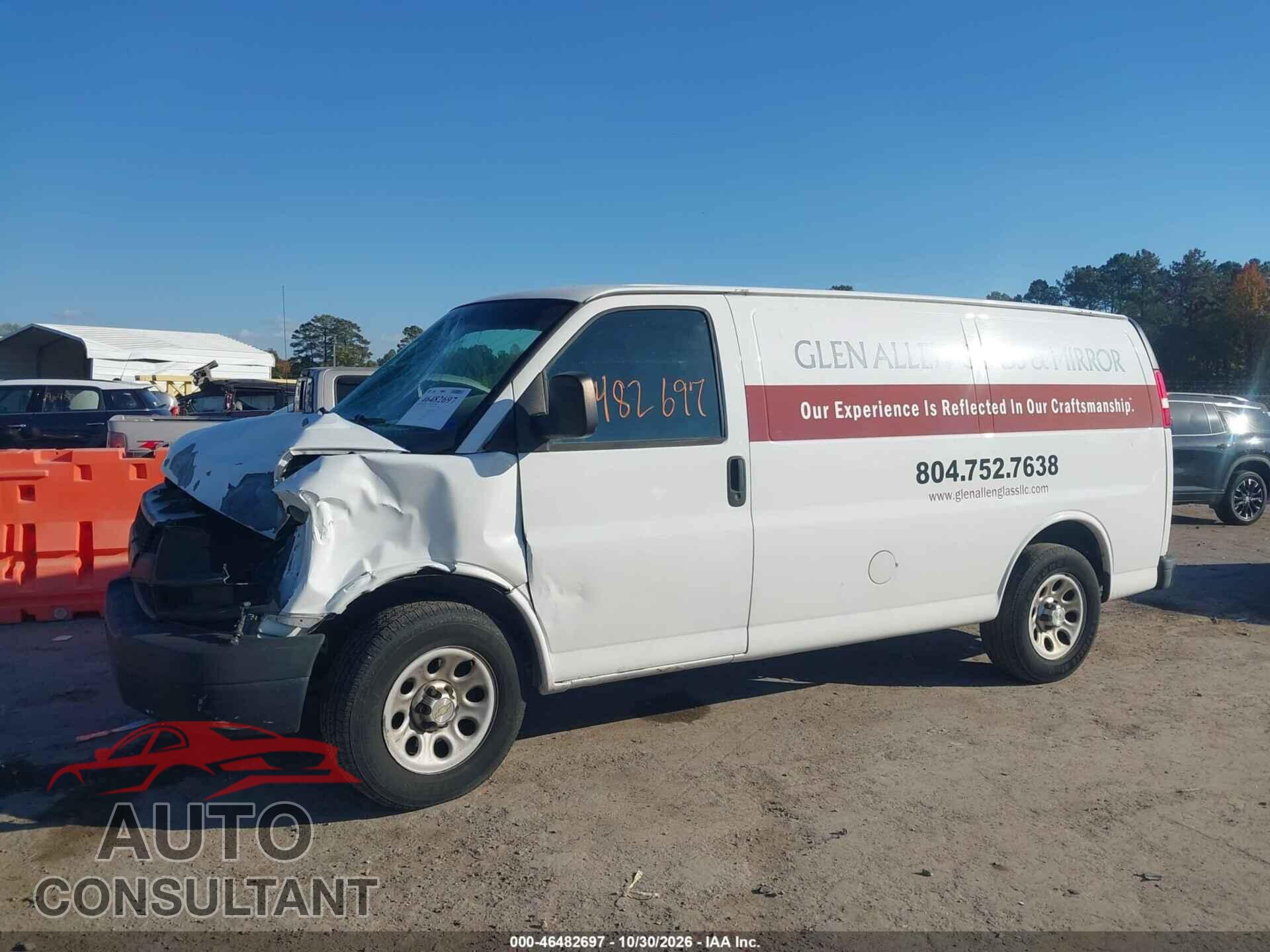 CHEVROLET EXPRESS 1500 2011 - 1GCSGAFX2B1130504