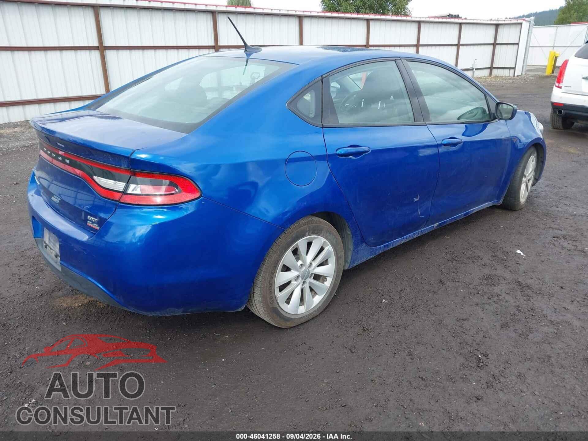 DODGE DART 2014 - 1C3CDFBBXED702575