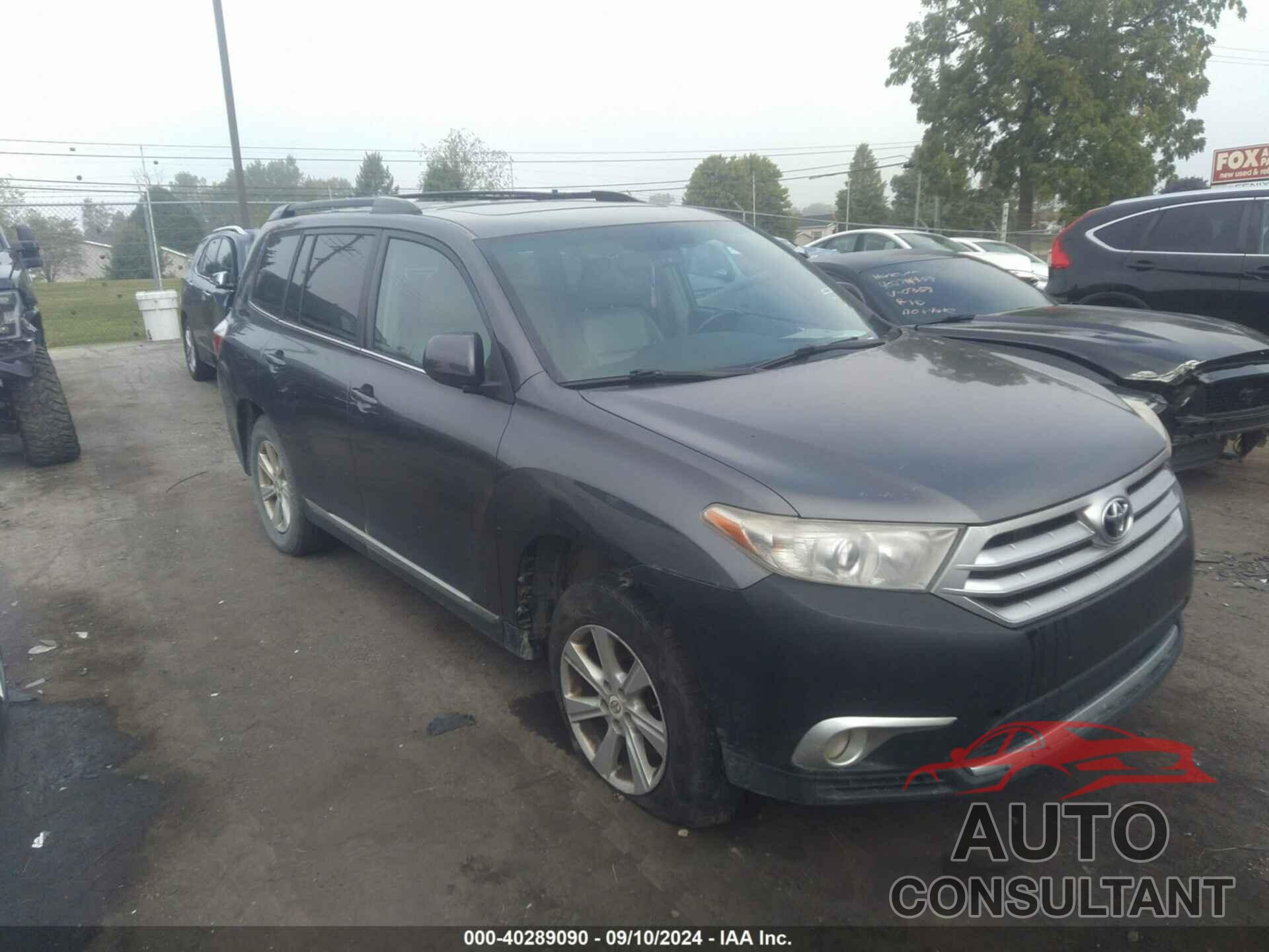 TOYOTA HIGHLANDER 2011 - 5TDZK3EH3BS026058