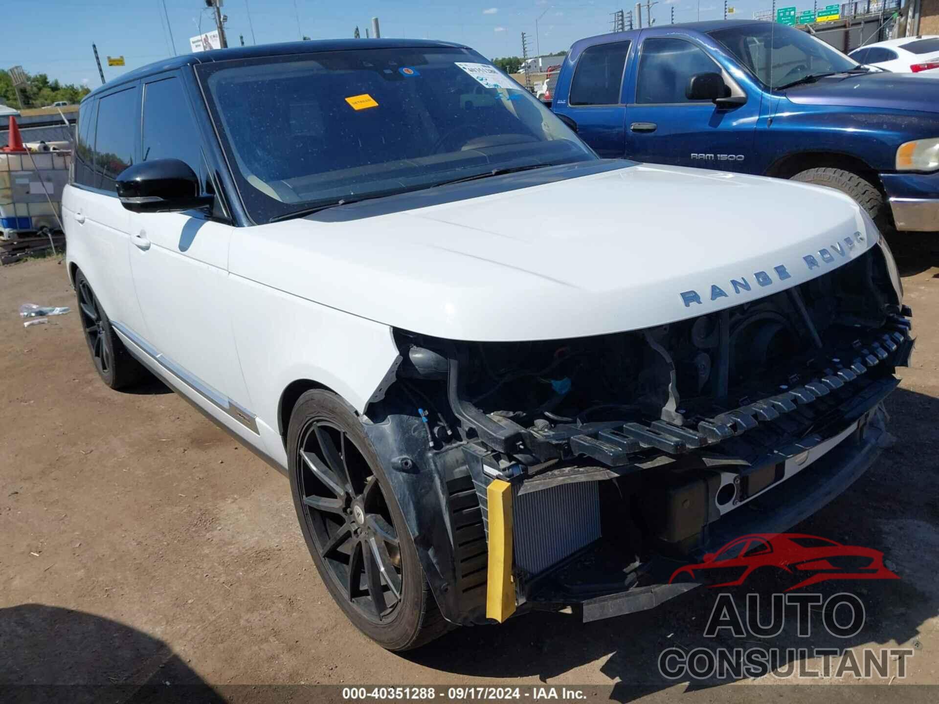 LAND ROVER RANGE ROVER 2017 - SALGS5FE8HA344697