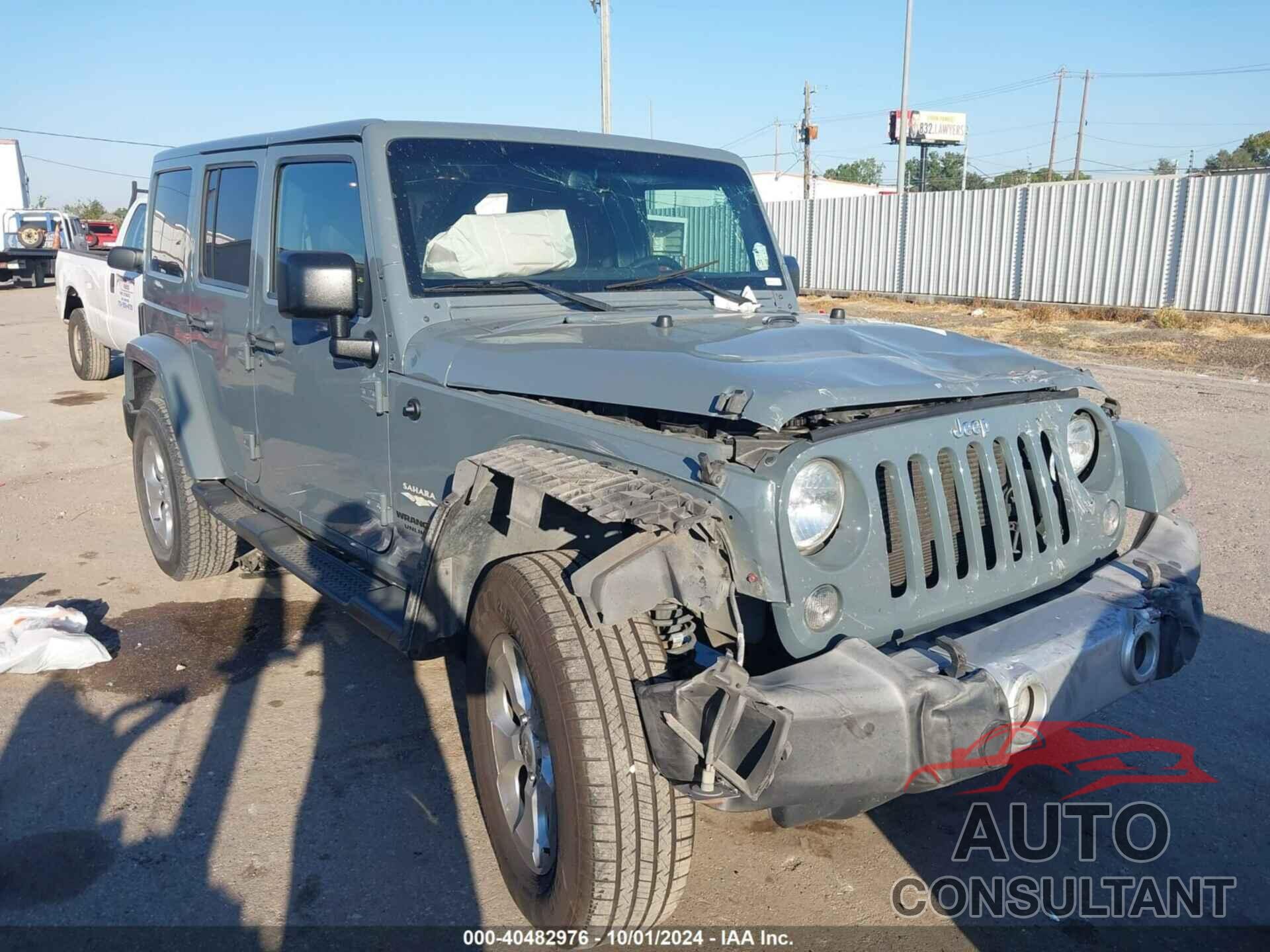 JEEP WRANGLER UNLIMITED 2015 - 1C4BJWEG7FL582328