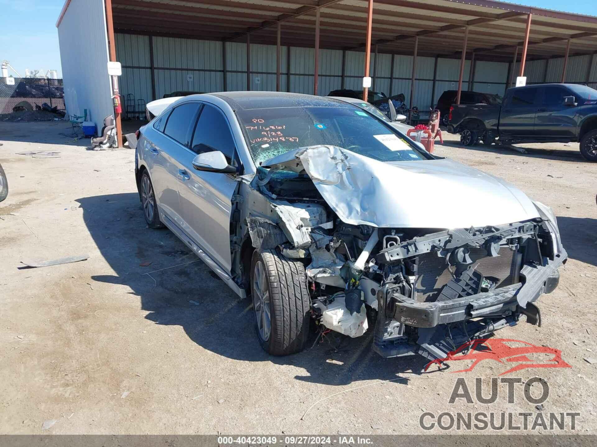 HYUNDAI SONATA 2016 - 5NPE34AF6GH314837