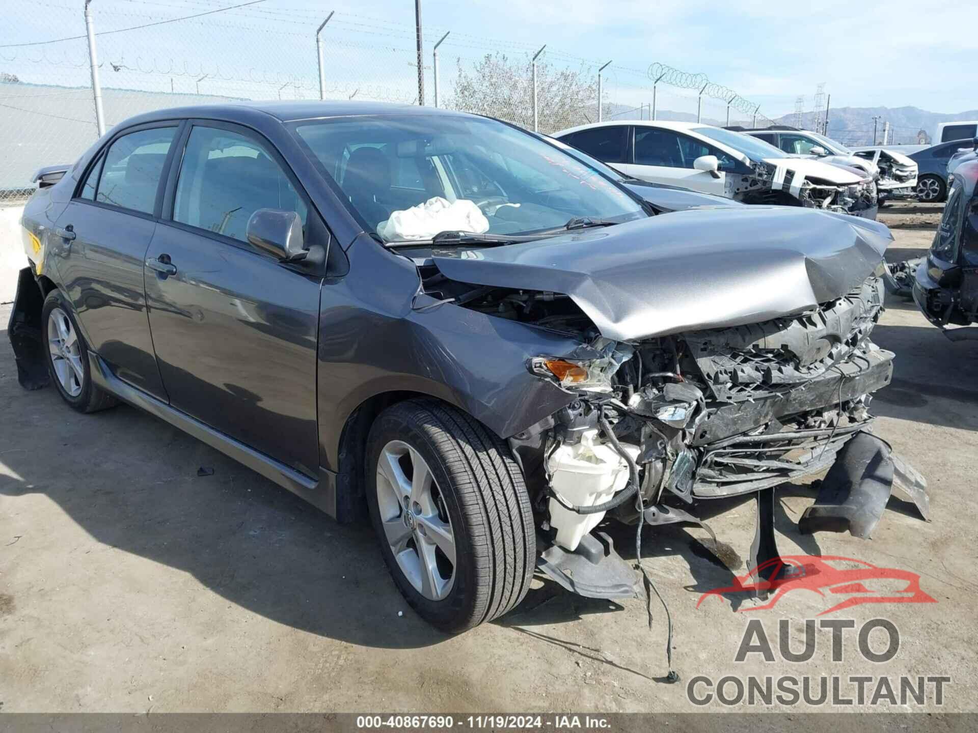 TOYOTA COROLLA 2012 - 5YFBU4EE7CP005750