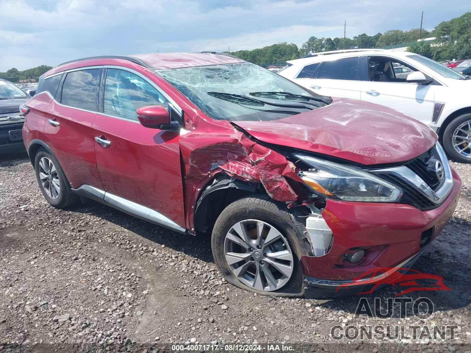 NISSAN MURANO 2018 - 5N1AZ2MG1JN117308