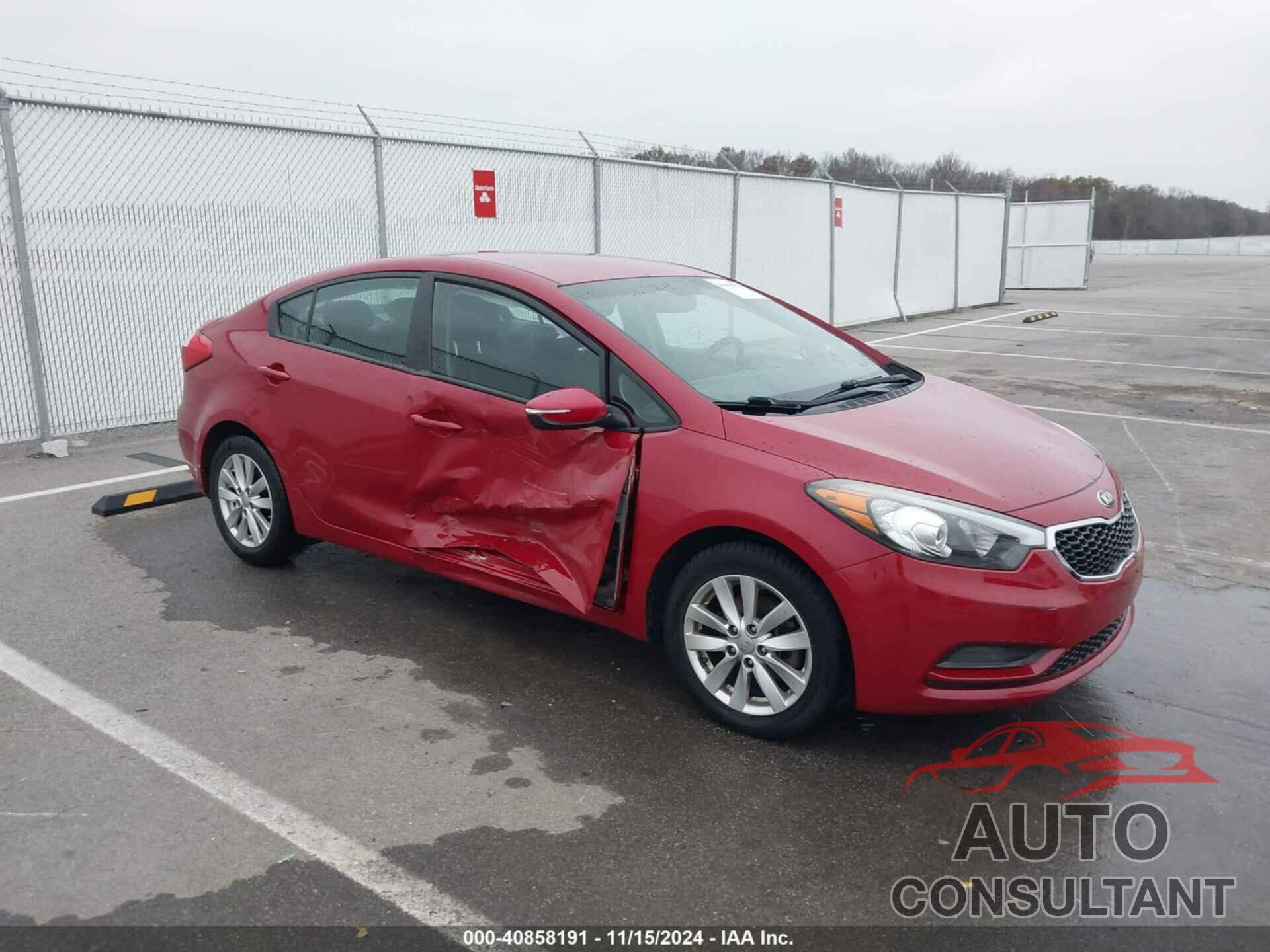 KIA FORTE 2014 - KNAFX4A6XE5208474