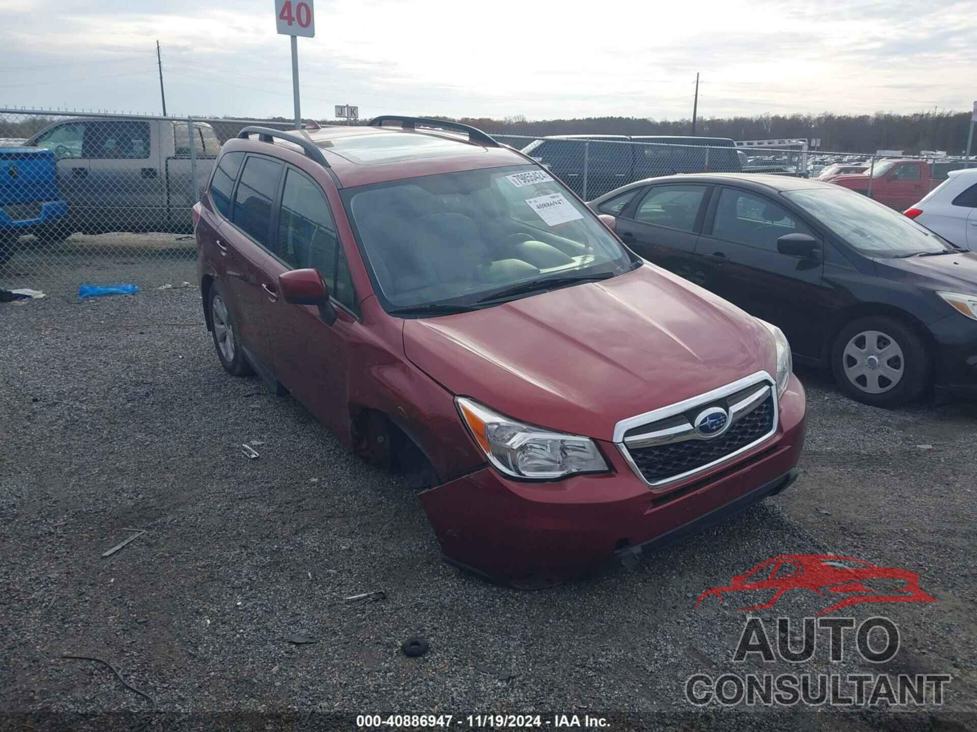 SUBARU FORESTER 2016 - JF2SJADC7GH422618