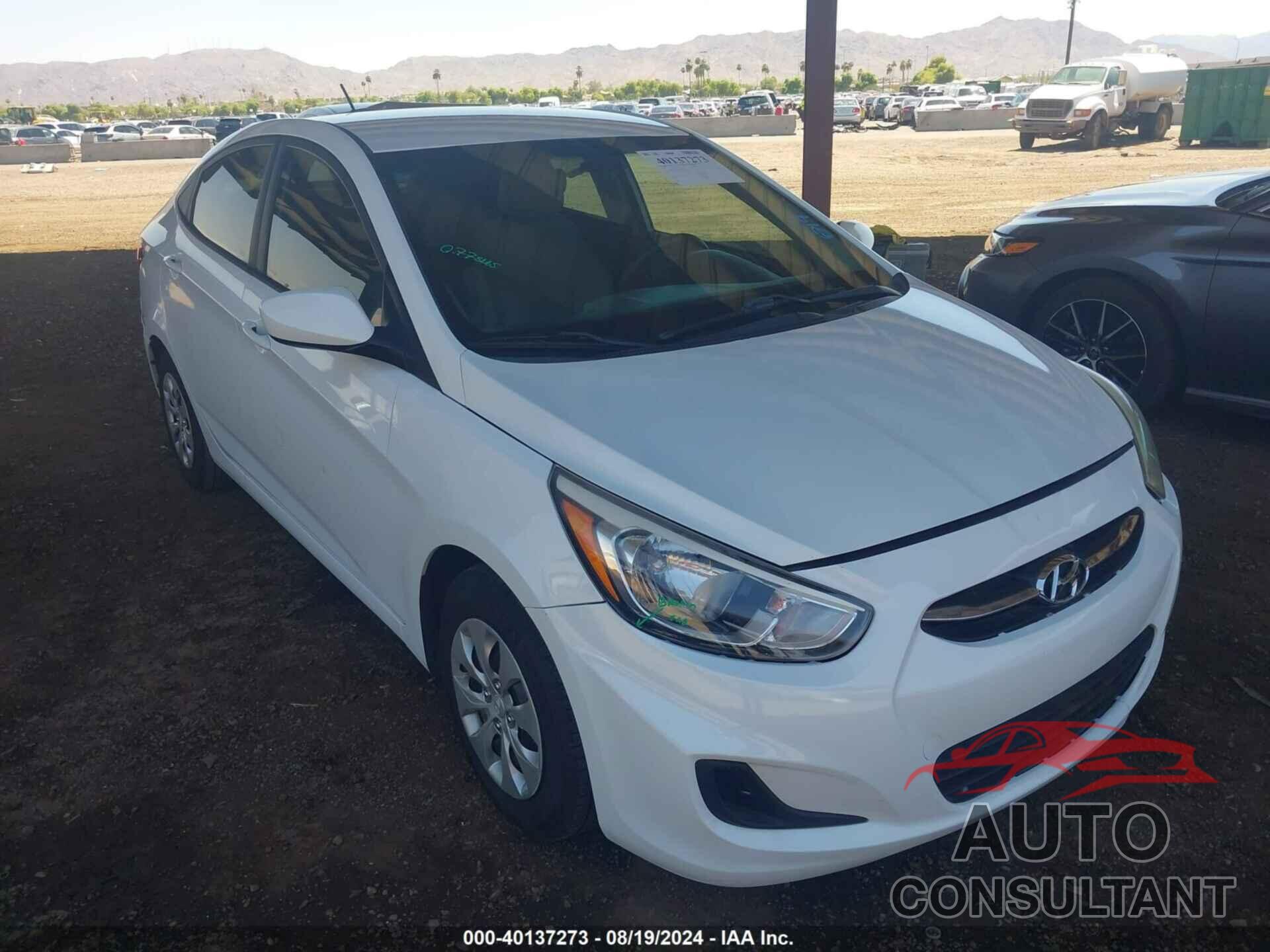 HYUNDAI ACCENT 2016 - KMHCT4AE6GU159786