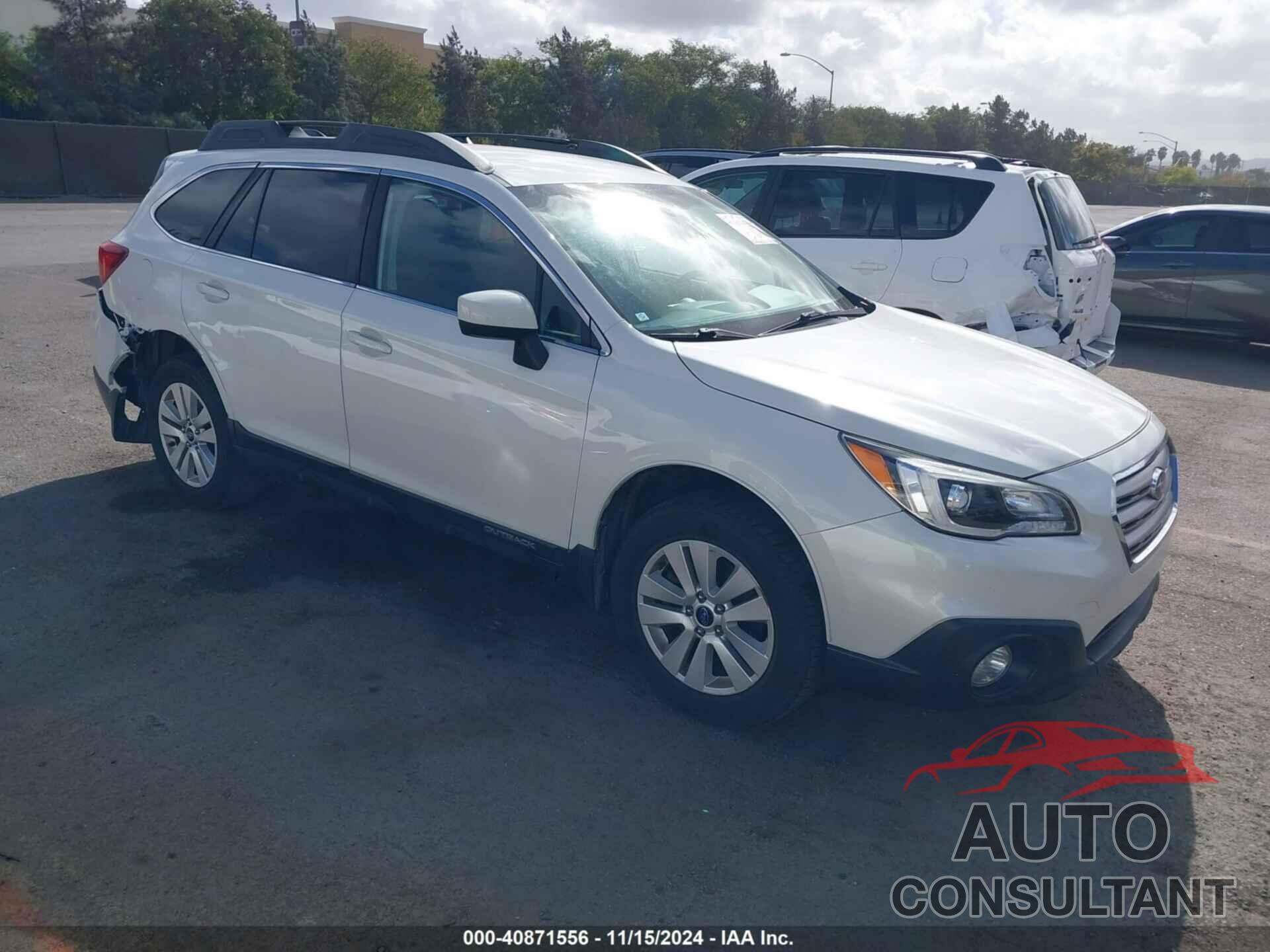 SUBARU OUTBACK 2017 - 4S4BSACC1H3306404