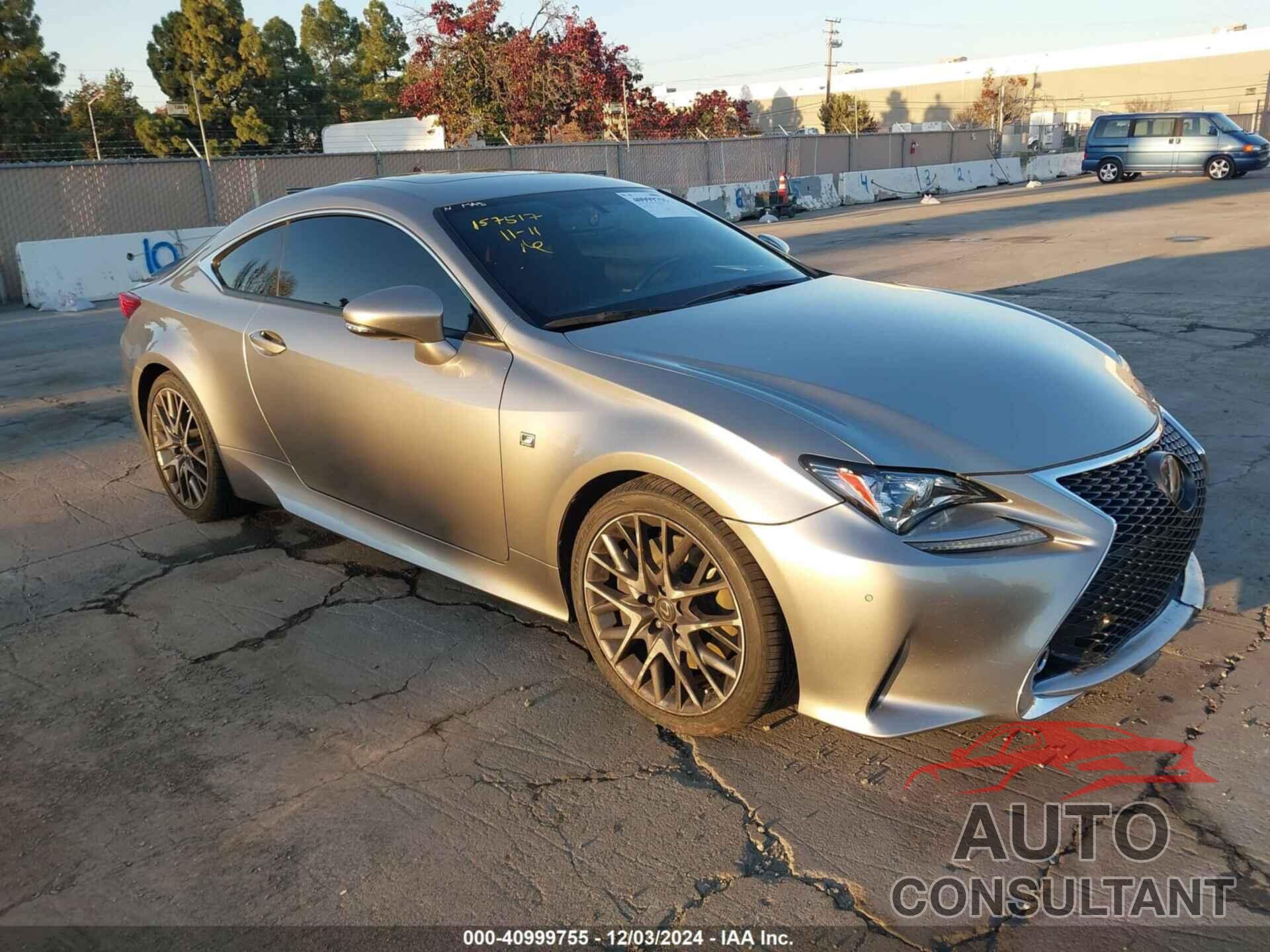 LEXUS RC 350 2016 - JTHHE5BC9G5014080