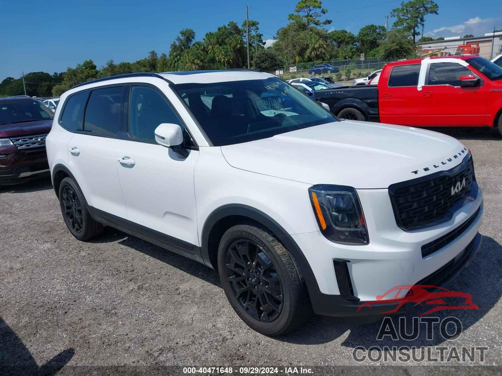 KIA TELLURIDE 2022 - 5XYP3DHC3NG249034