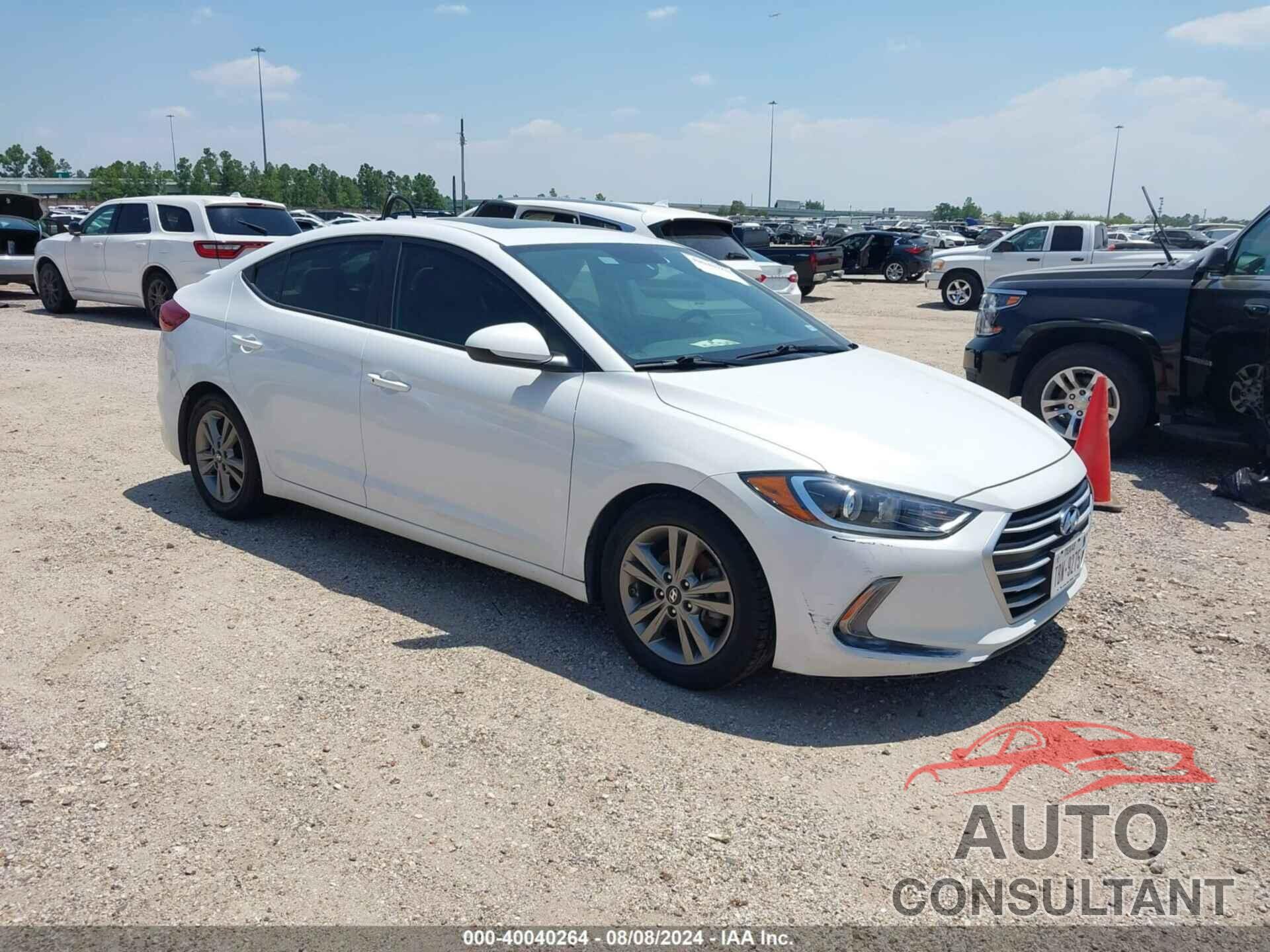 HYUNDAI ELANTRA 2018 - 5NPD84LF2JH379993
