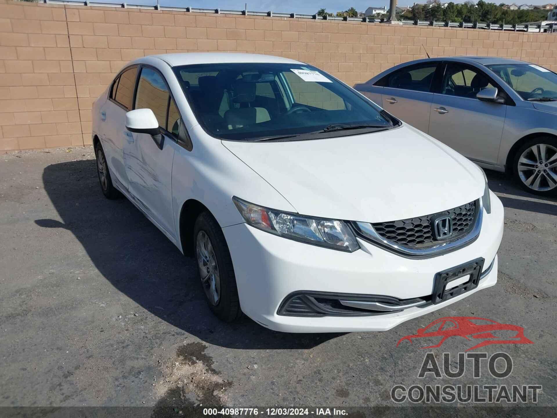 HONDA CIVIC 2013 - 19XFB2F54DE278030