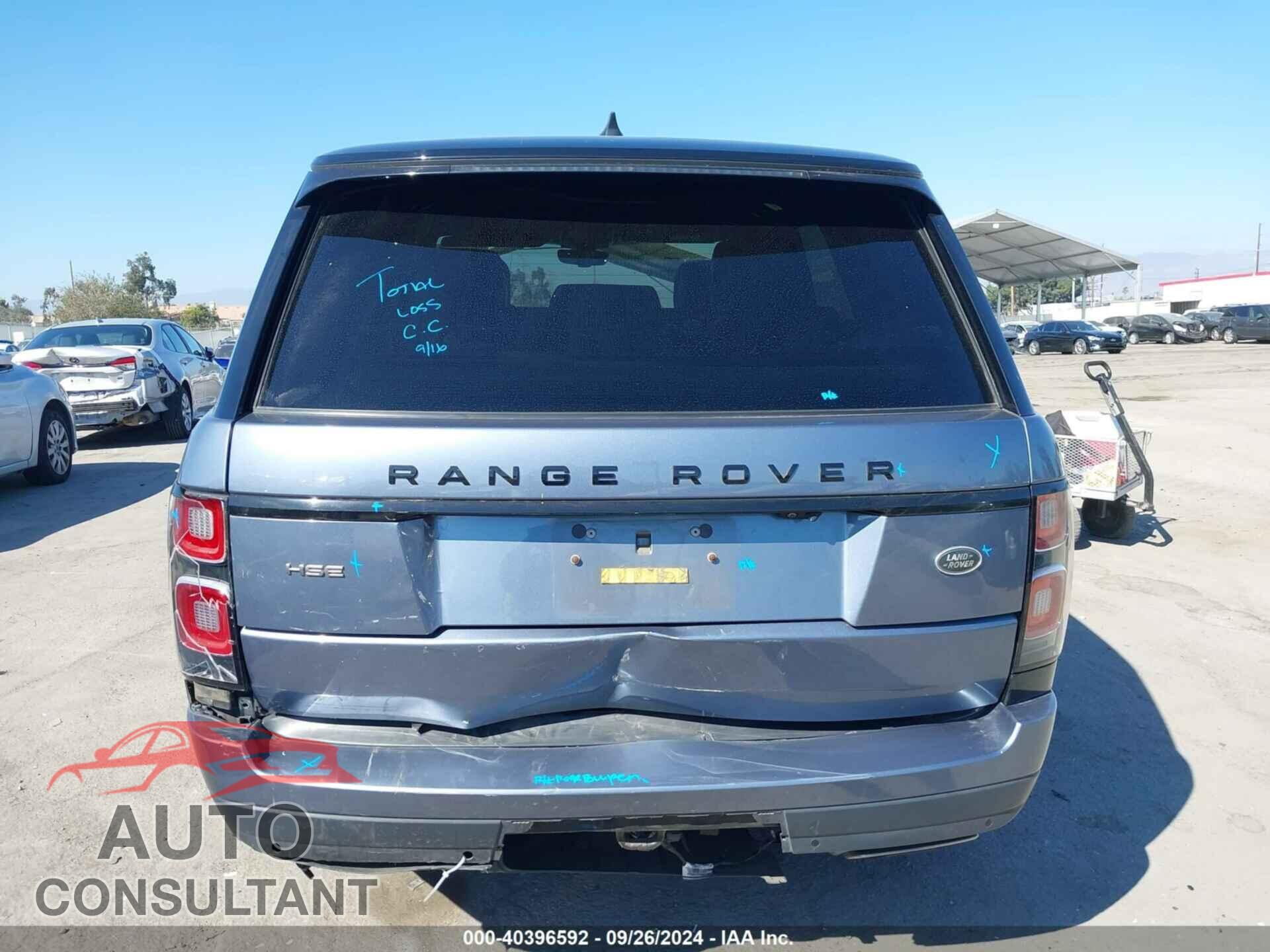 LAND ROVER RANGE ROVER 2019 - SALGS2SV7KA558043
