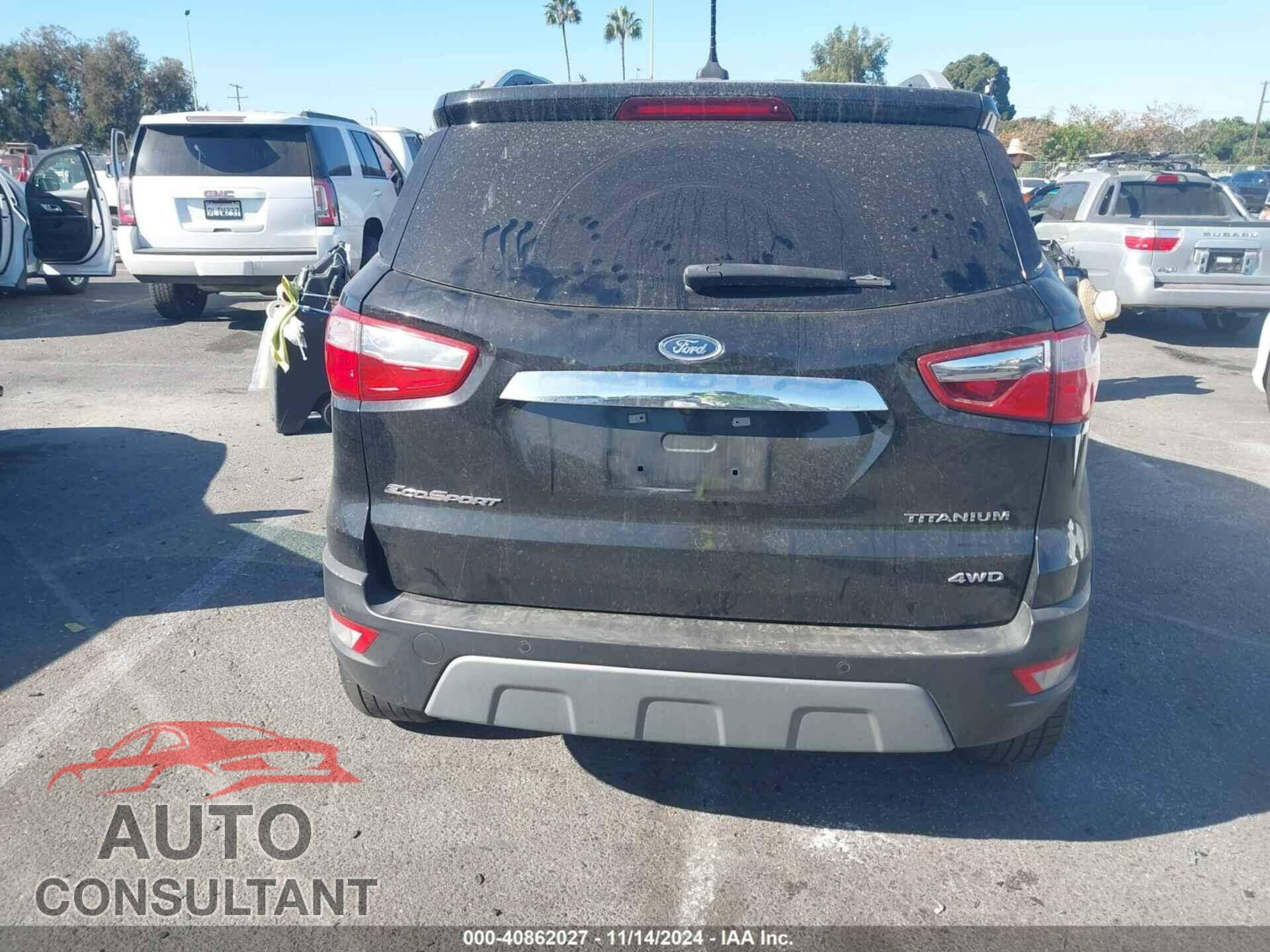 FORD ECOSPORT 2020 - MAJ6S3KL9LC329690