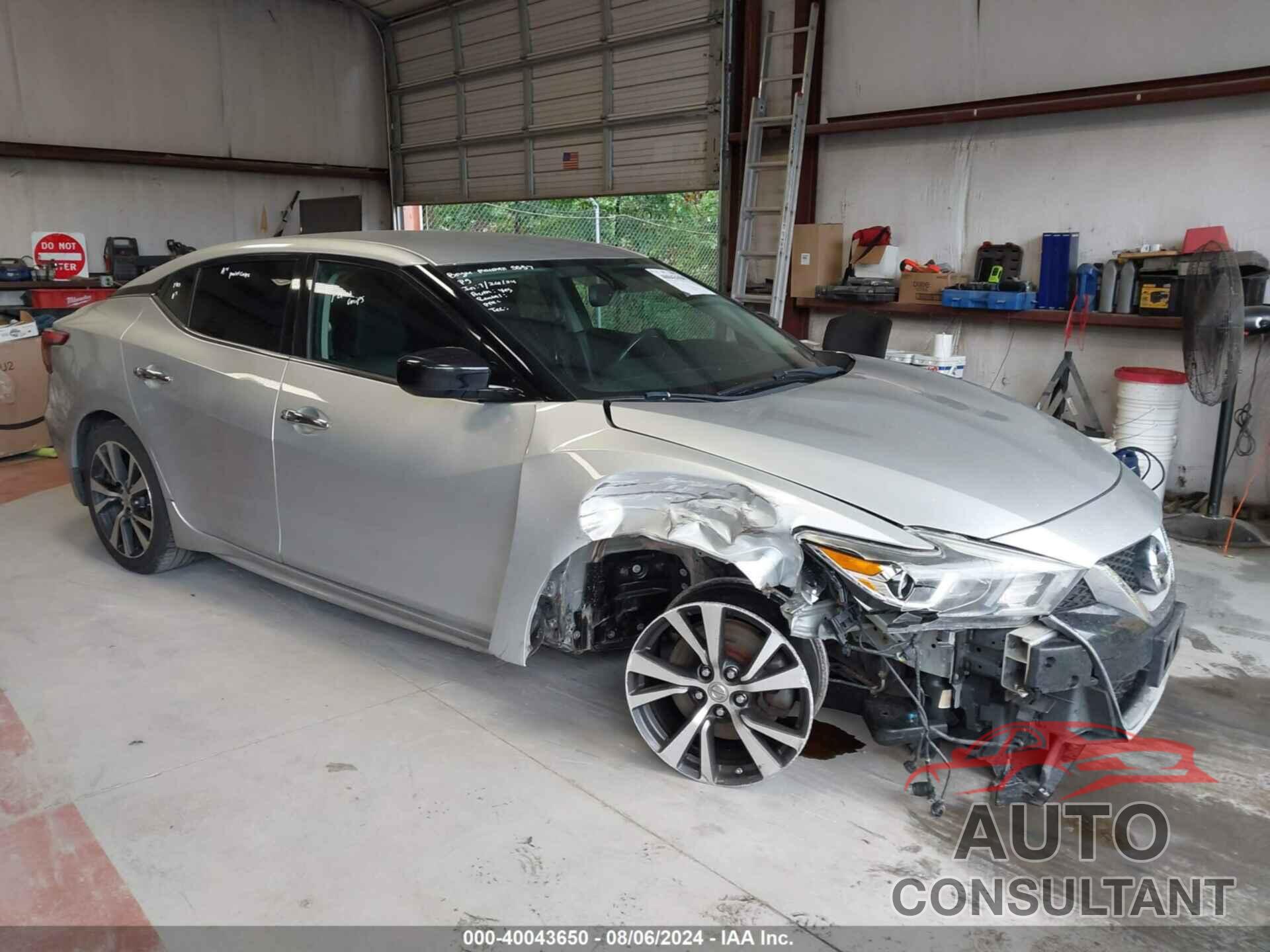 NISSAN MAXIMA 2017 - 1N4AA6APXHC437195