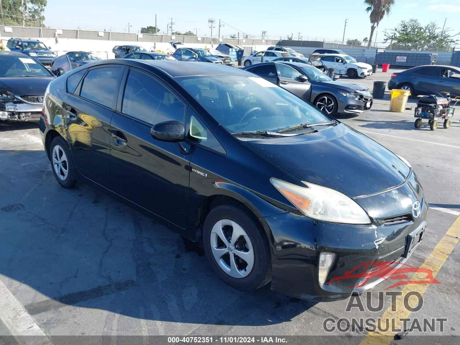 TOYOTA PRIUS 2012 - JTDKN3DU3C1589570