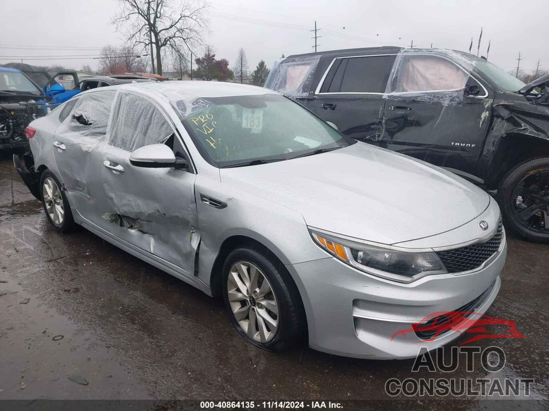 KIA OPTIMA 2018 - 5XXGT4L3XJG256648