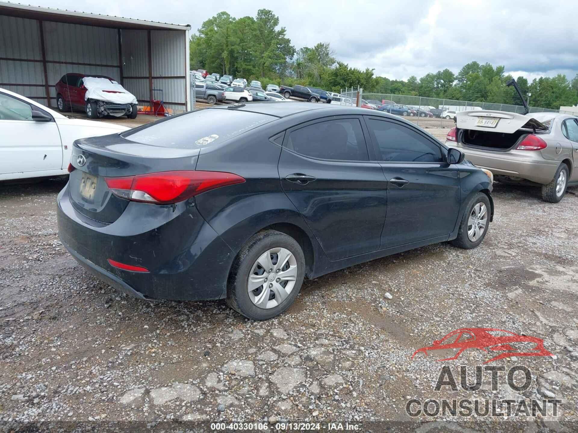 HYUNDAI ELANTRA 2016 - 5NPDH4AE6GH712831