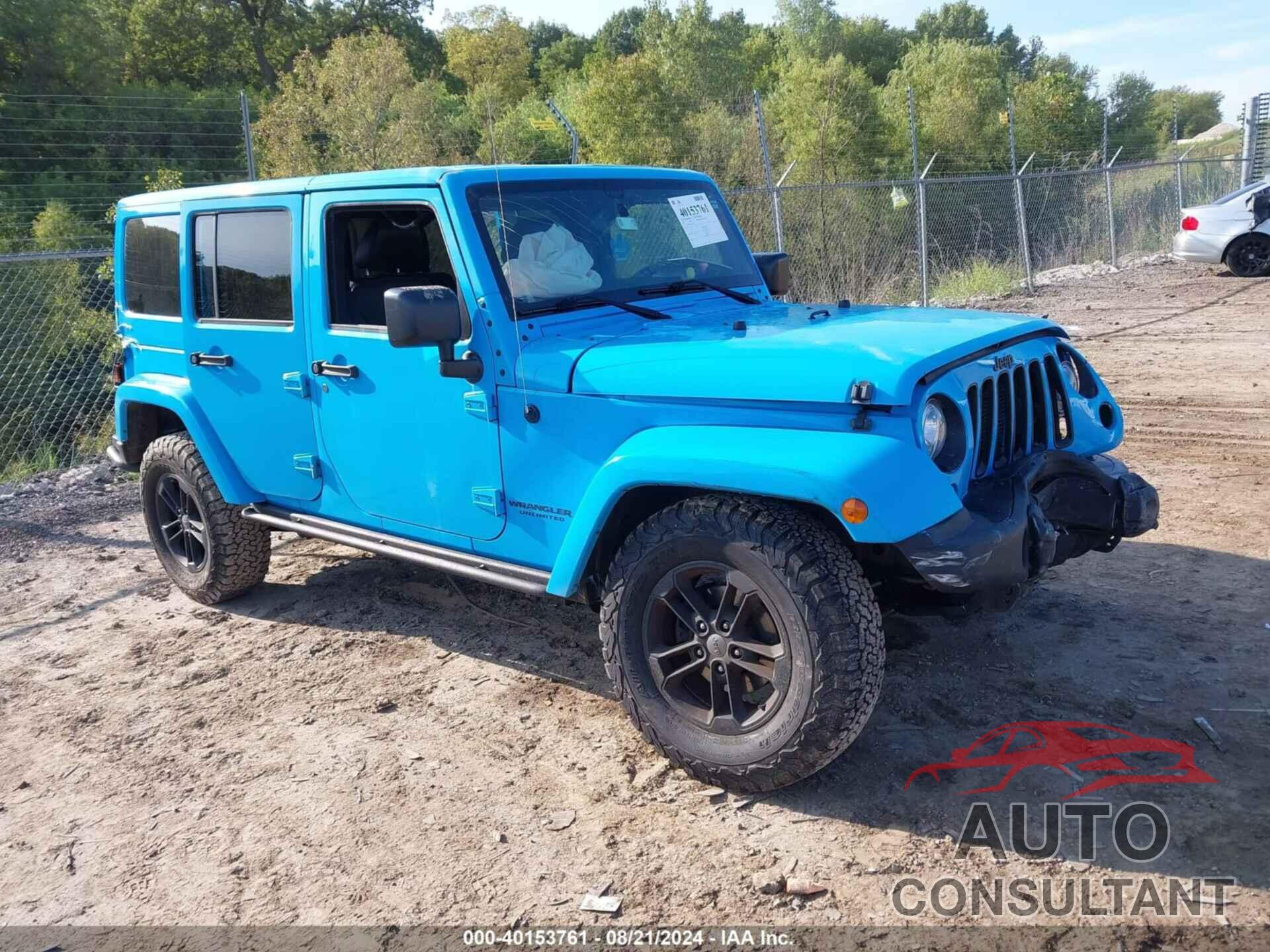 JEEP WRANGLER UNLIMITED 2017 - 1C4BJWEG5HL650631