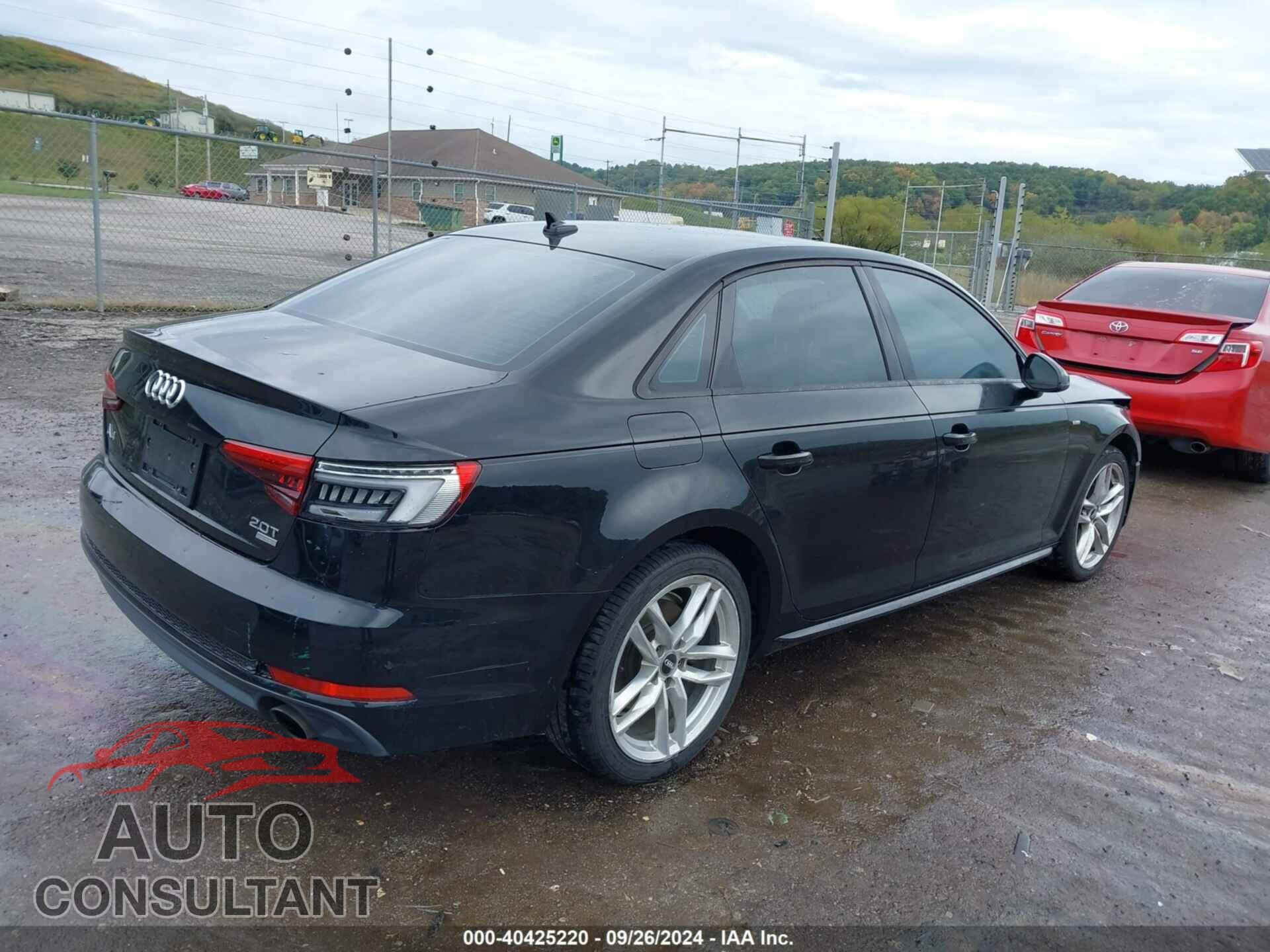 AUDI A4 2017 - WAUKMAF49HN055734