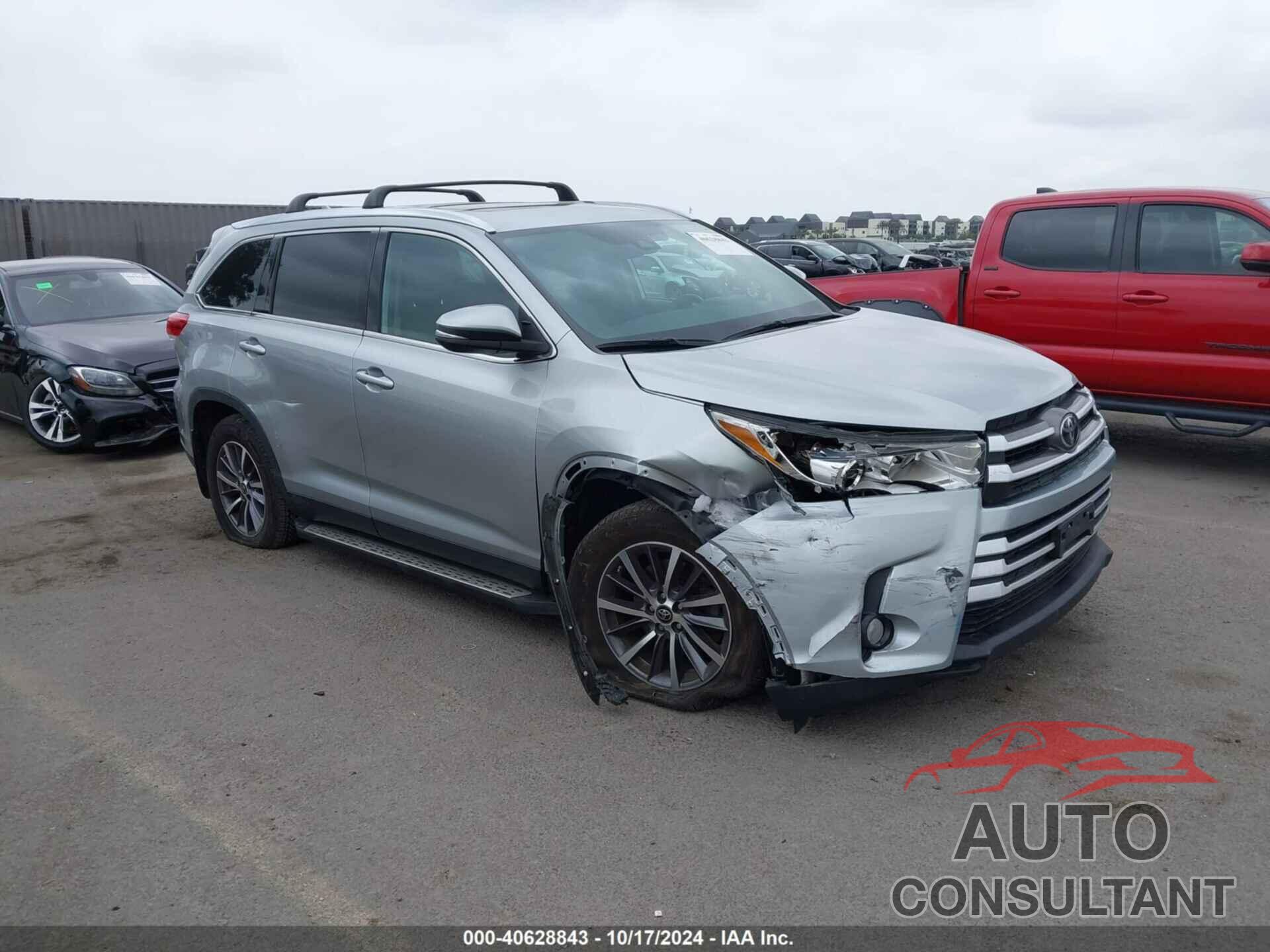 TOYOTA HIGHLANDER 2019 - 5TDJZRFHXKS609169