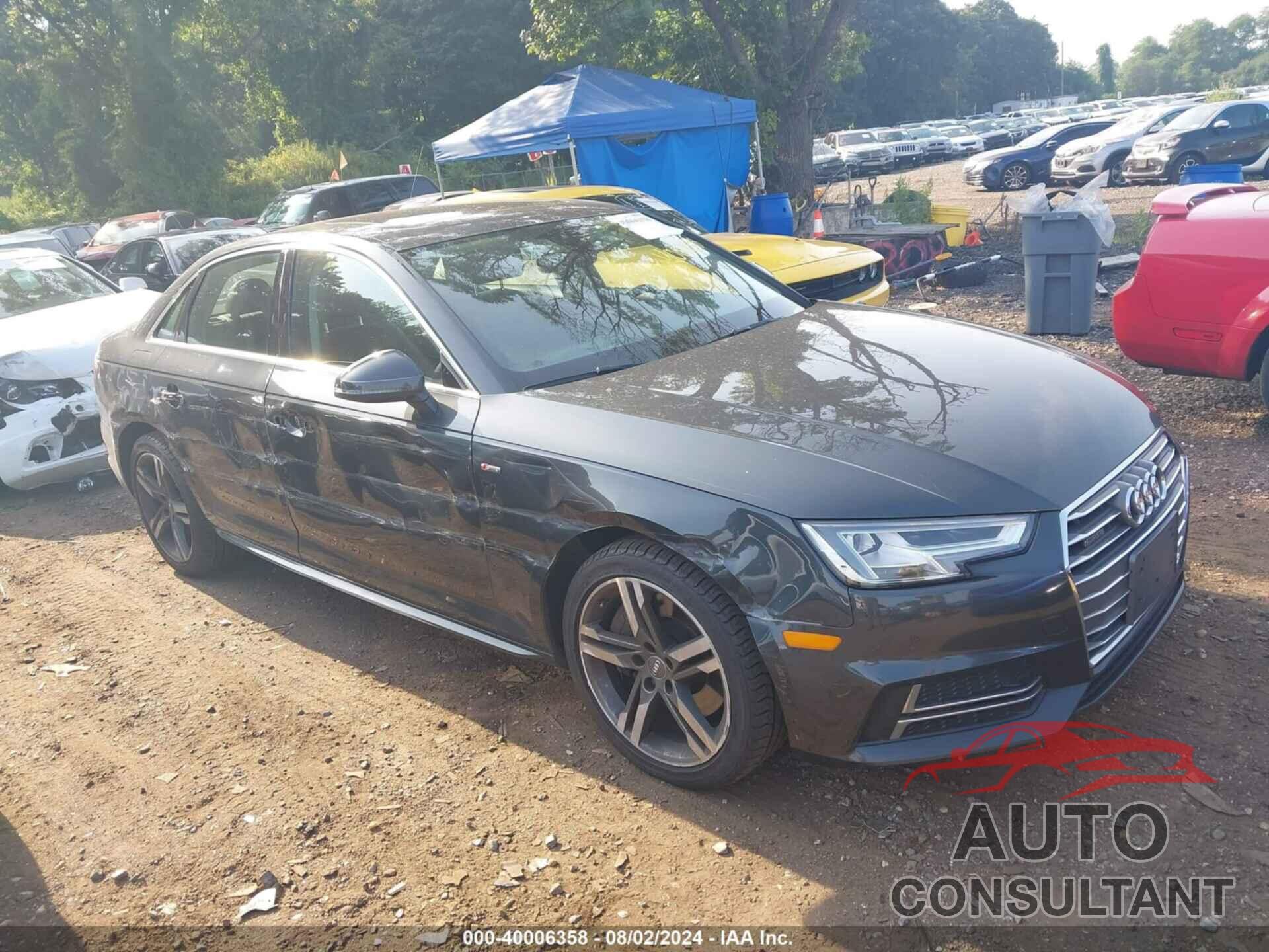 AUDI A4 2017 - WAUENAF43HN055979