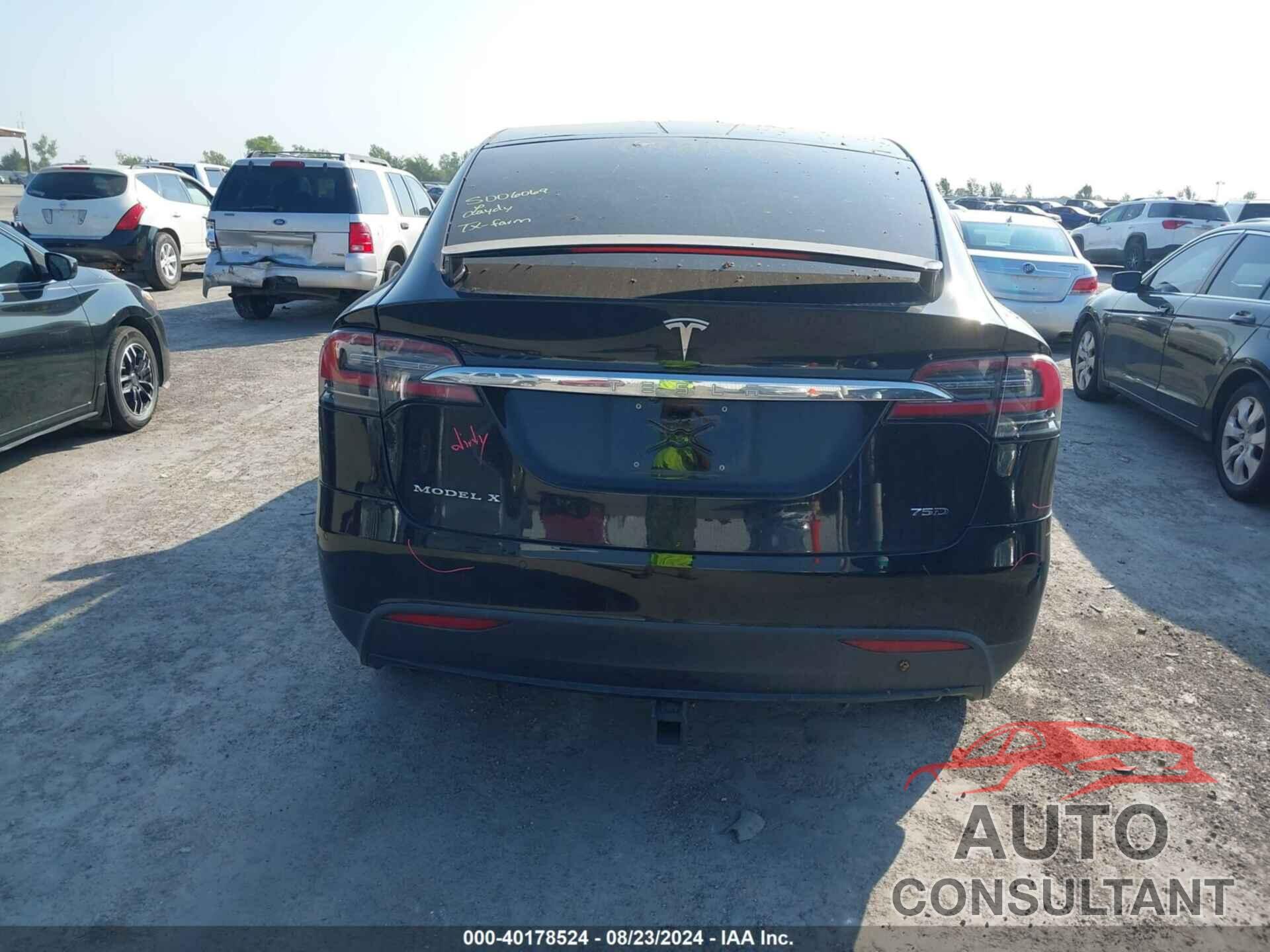 TESLA MODEL X 2016 - 5YJXCBE21GF023715