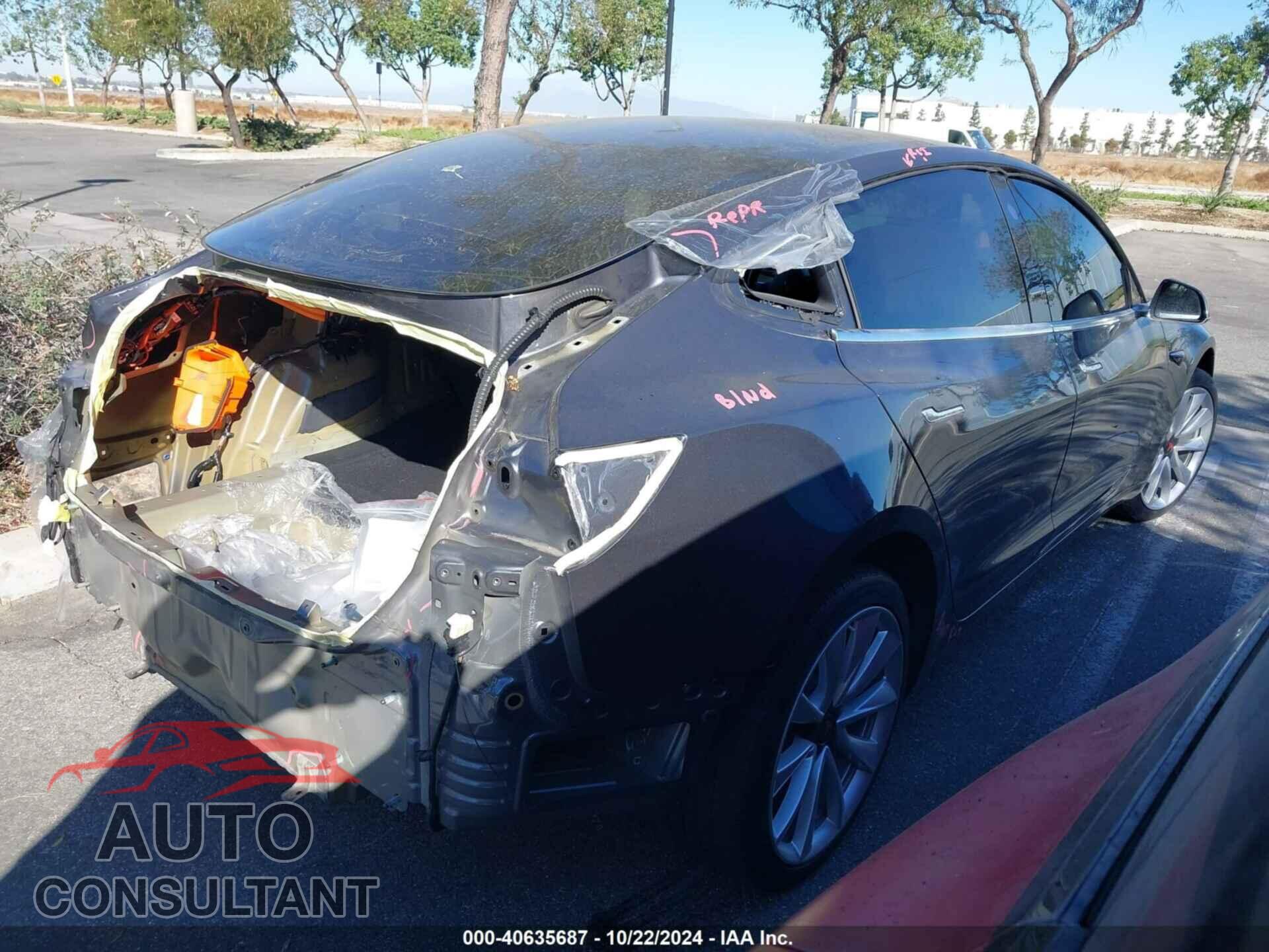 TESLA MODEL 3 2019 - 5YJ3E1EA6KF402003