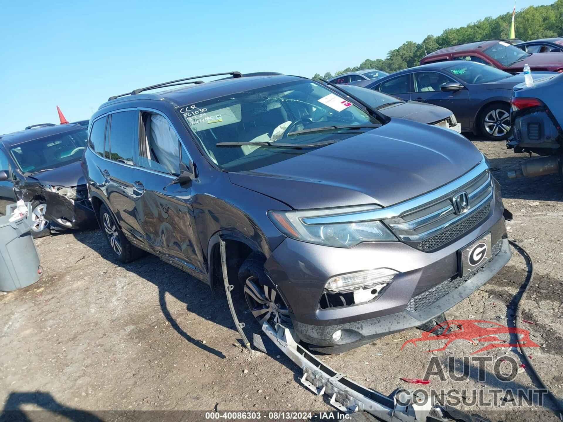 HONDA PILOT 2016 - 5FNYF5H77GB035338