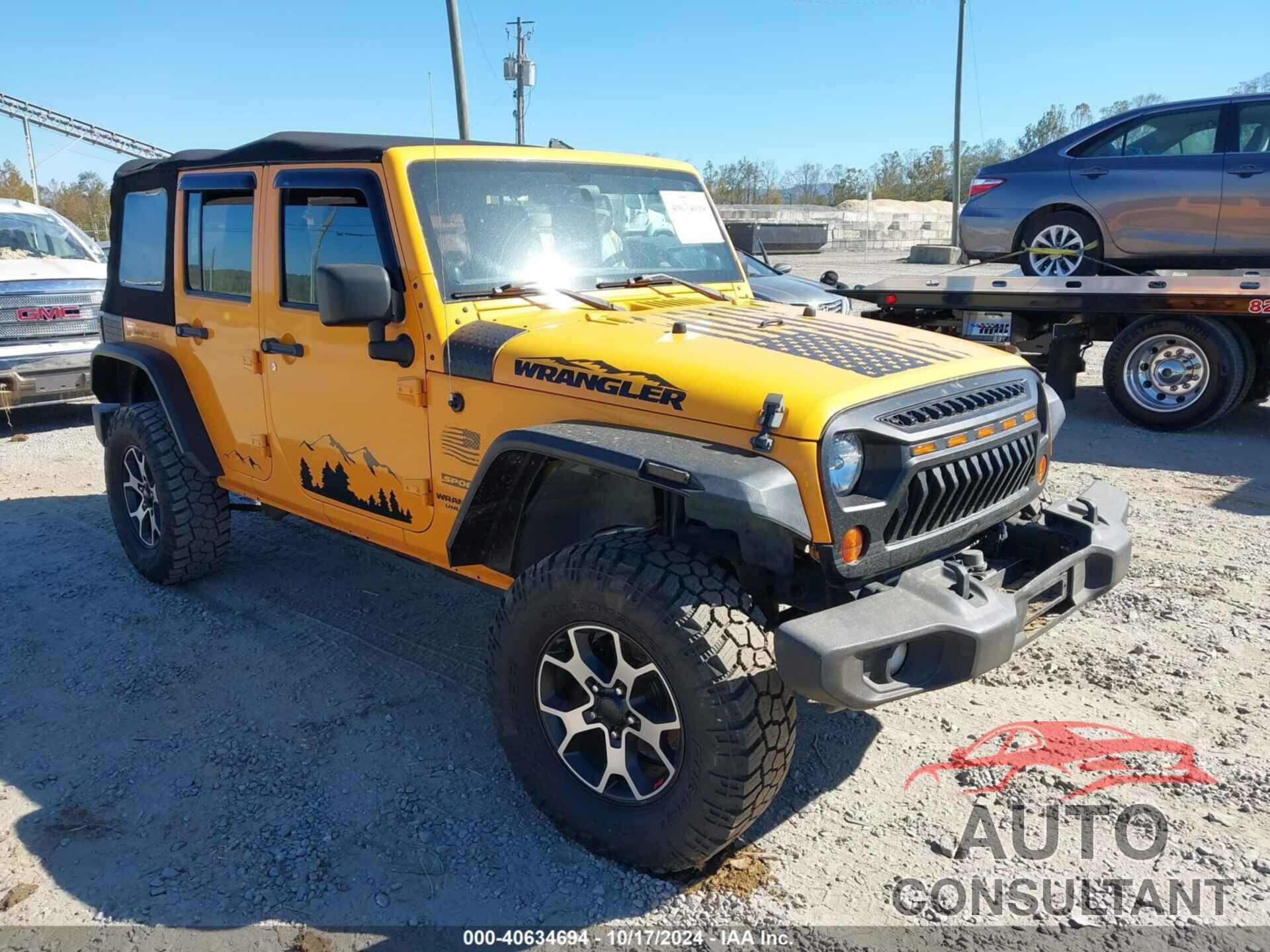 JEEP WRANGLER UNLIMITED 2012 - 1C4BJWDG6CL287475