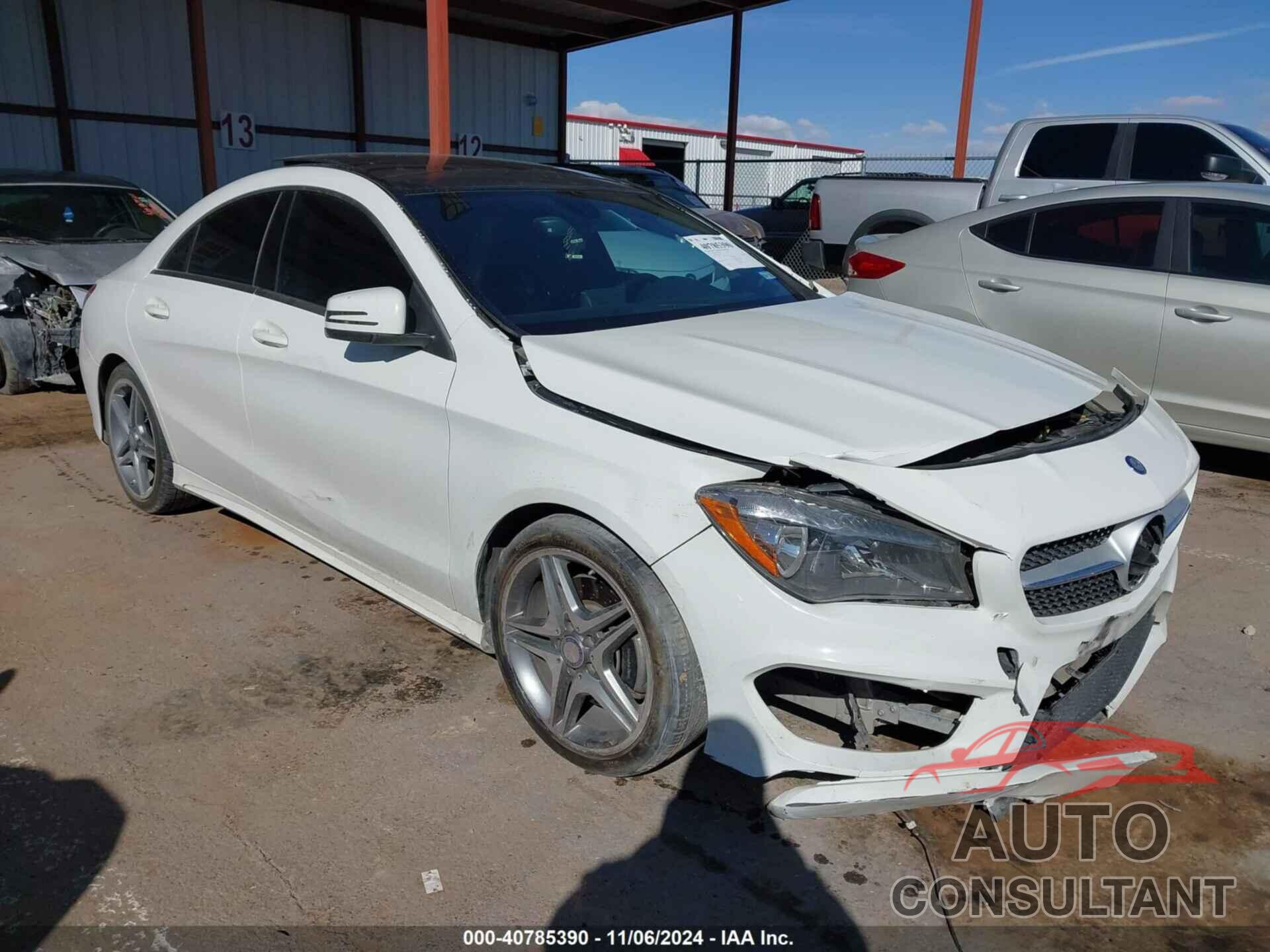 MERCEDES-BENZ CLA 250 2014 - WDDSJ4EB7EN139338