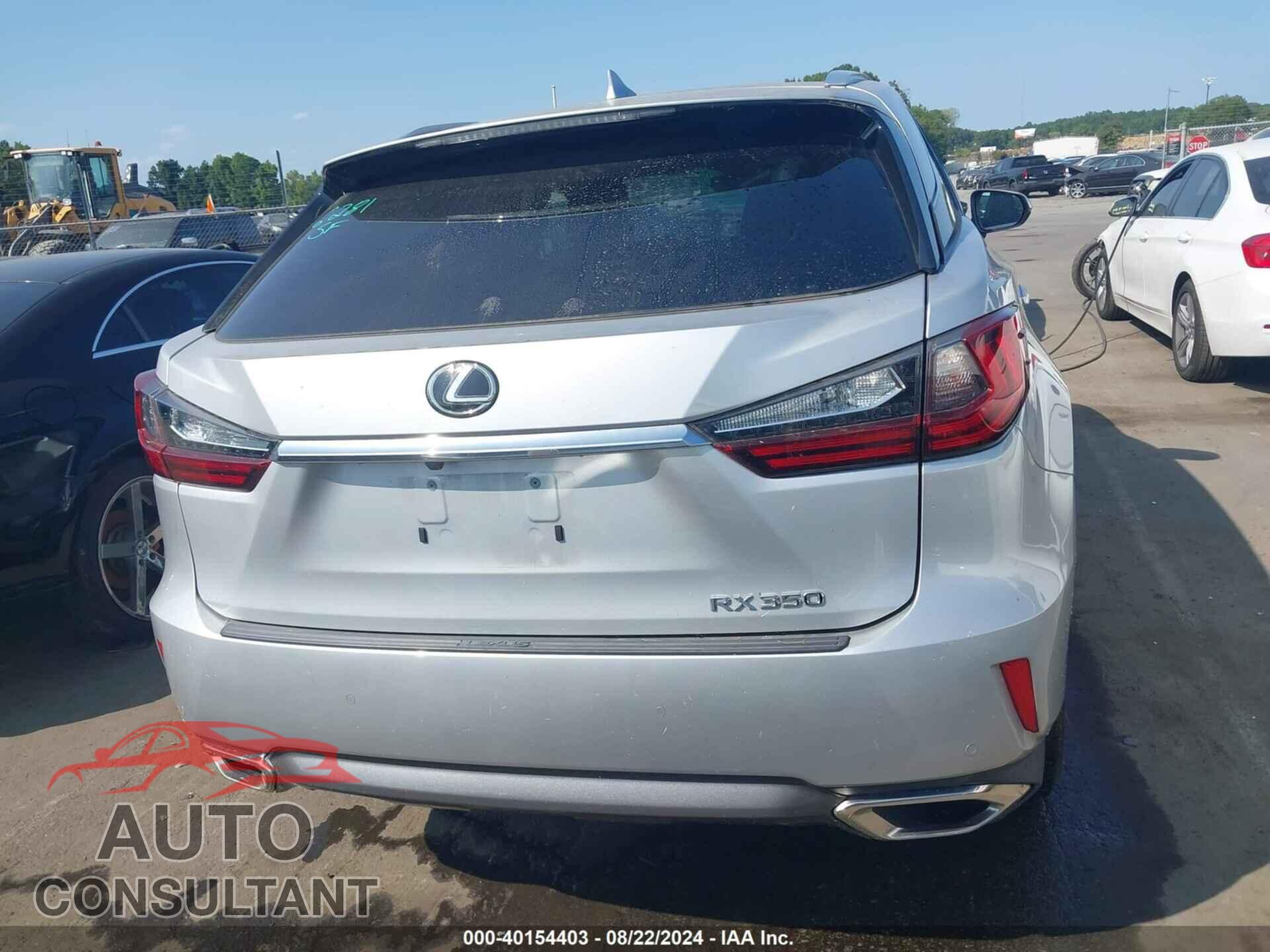 LEXUS RX 350 2019 - 2T2ZZMCAXKC122796