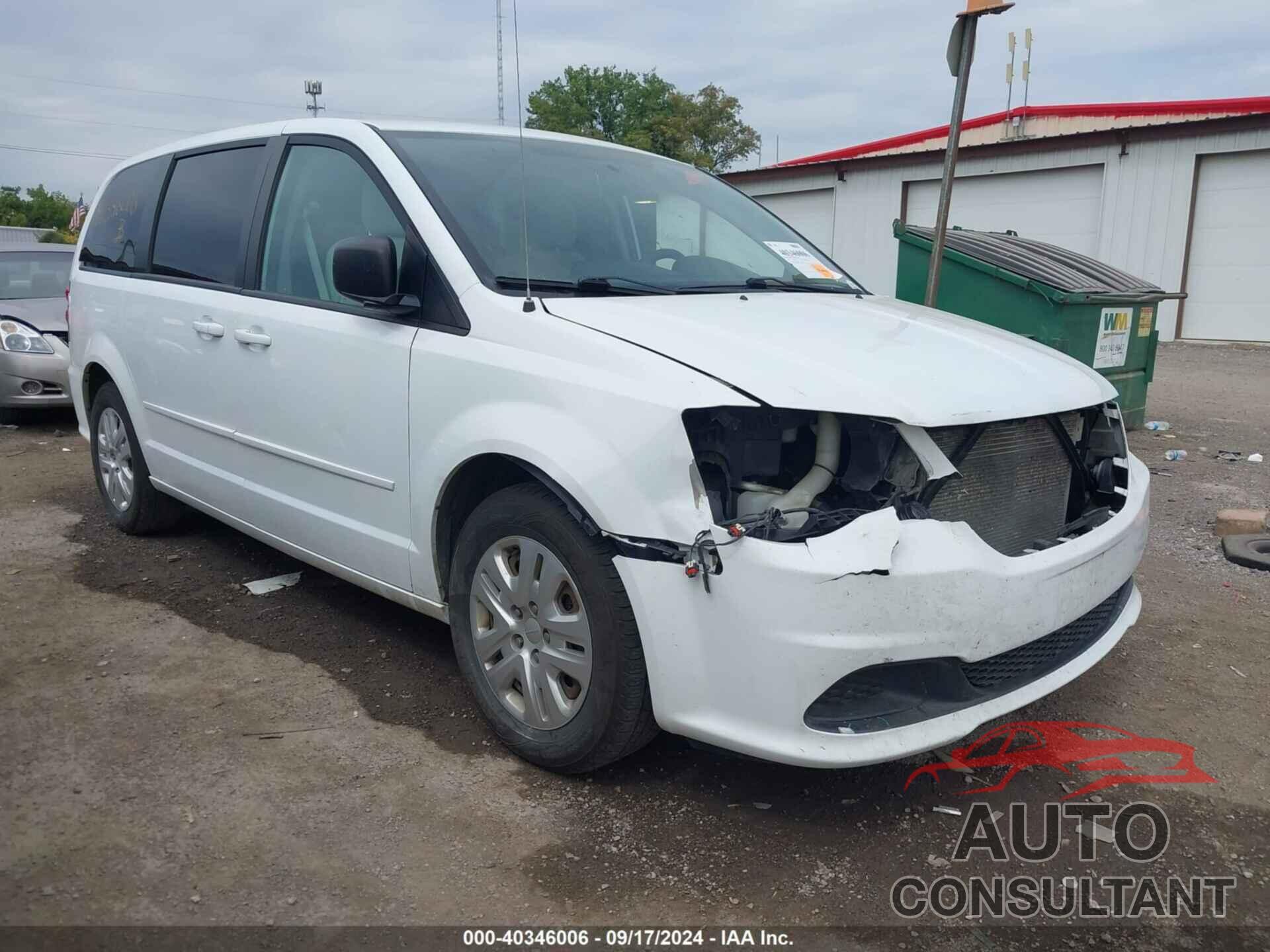 DODGE GRAND CARAVAN 2017 - 2C4RDGBG4HR794016