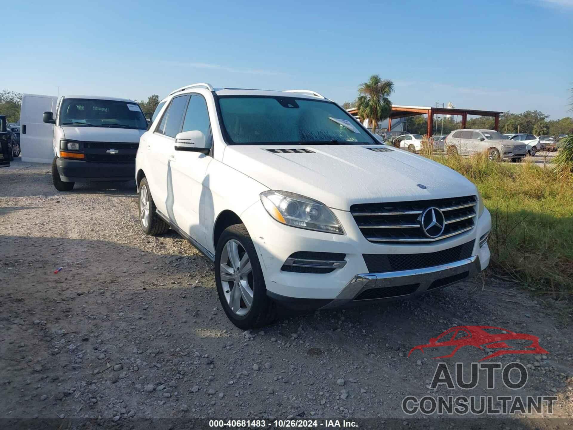 MERCEDES-BENZ ML 350 2014 - 4JGDA5JB3EA302908