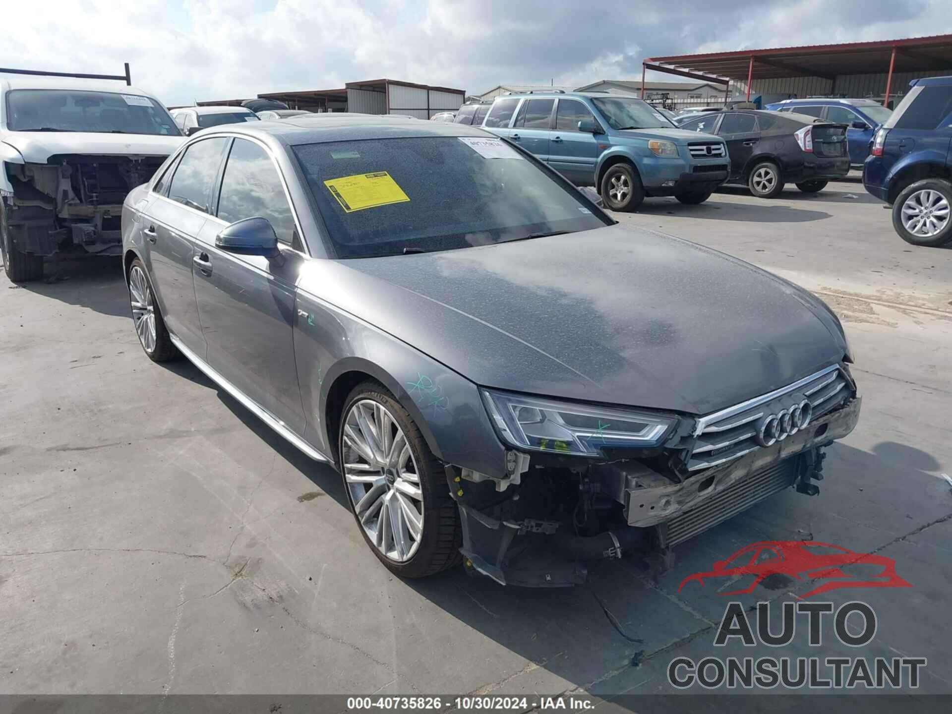 AUDI A4 2019 - WAUENAF46KA043291