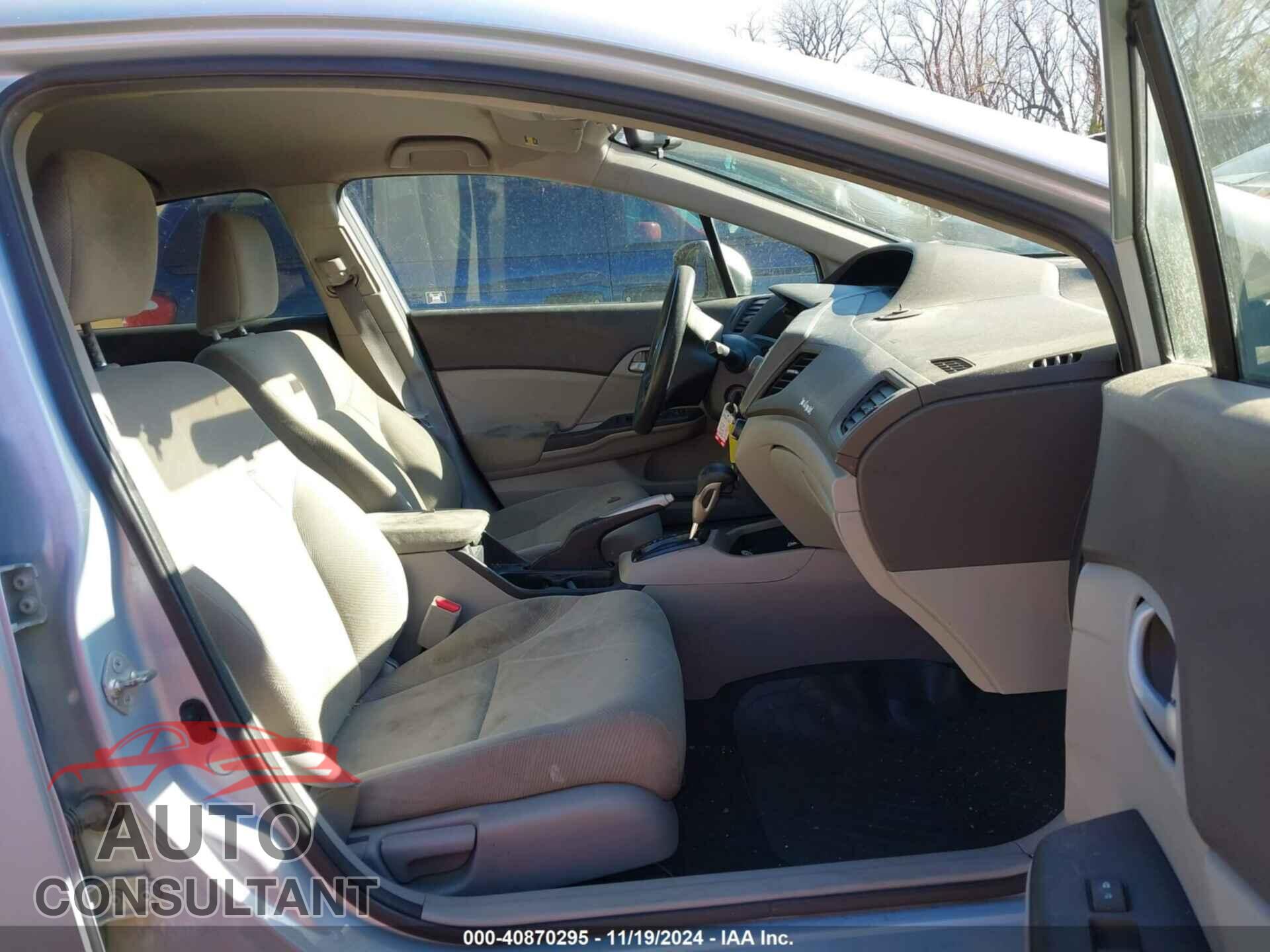 HONDA CIVIC 2012 - 19XFB2F52CE303215