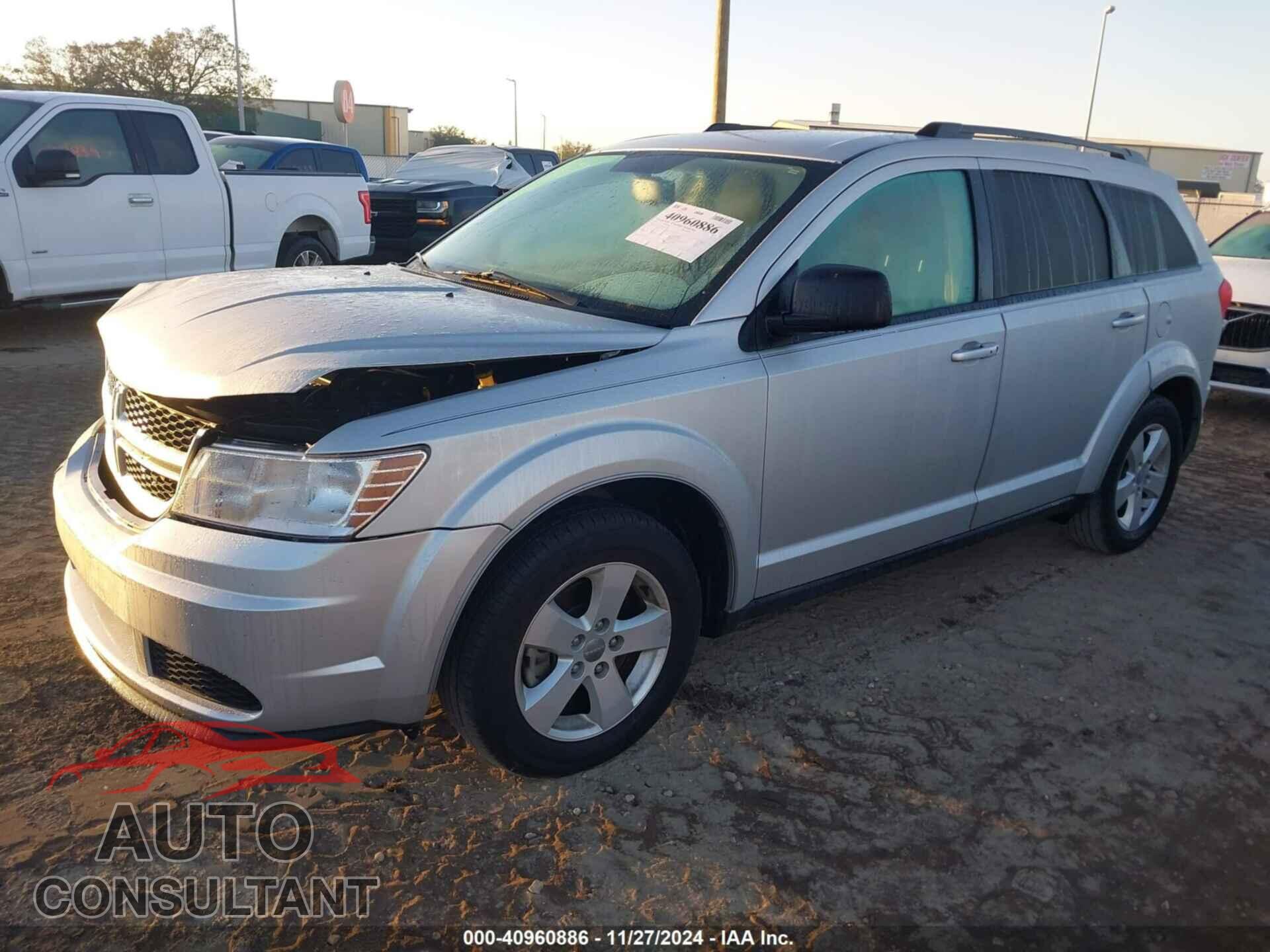 DODGE JOURNEY 2013 - 3C4PDCAB4DT713853
