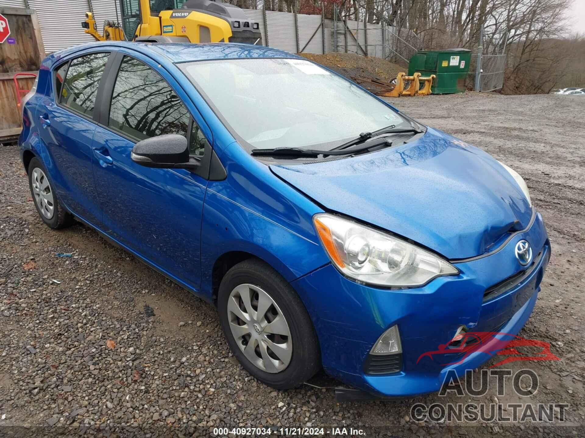 TOYOTA PRIUS C 2012 - JTDKDTB34C1512591