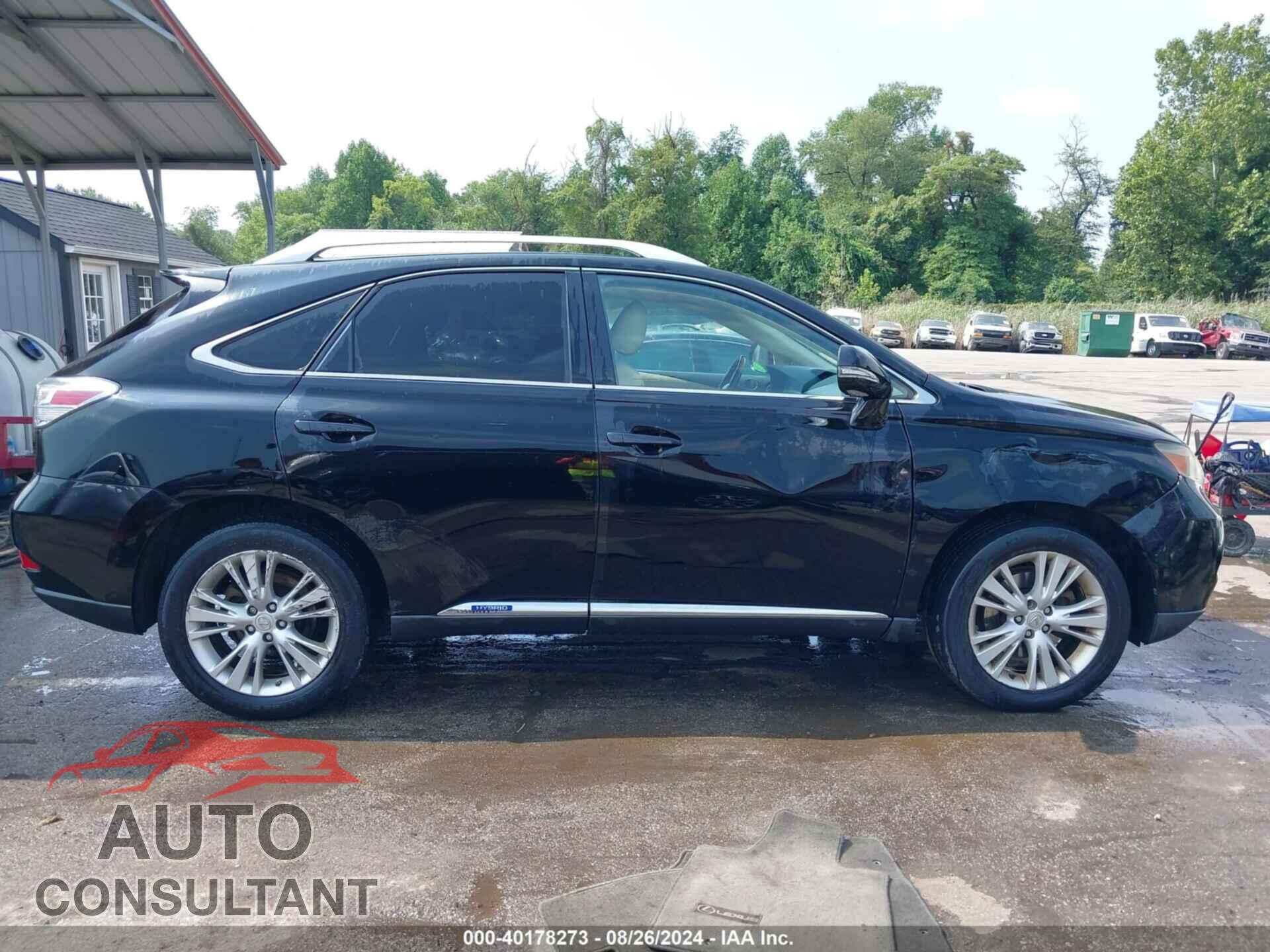 LEXUS RX 450H 2011 - JTJBC1BA6B2417543
