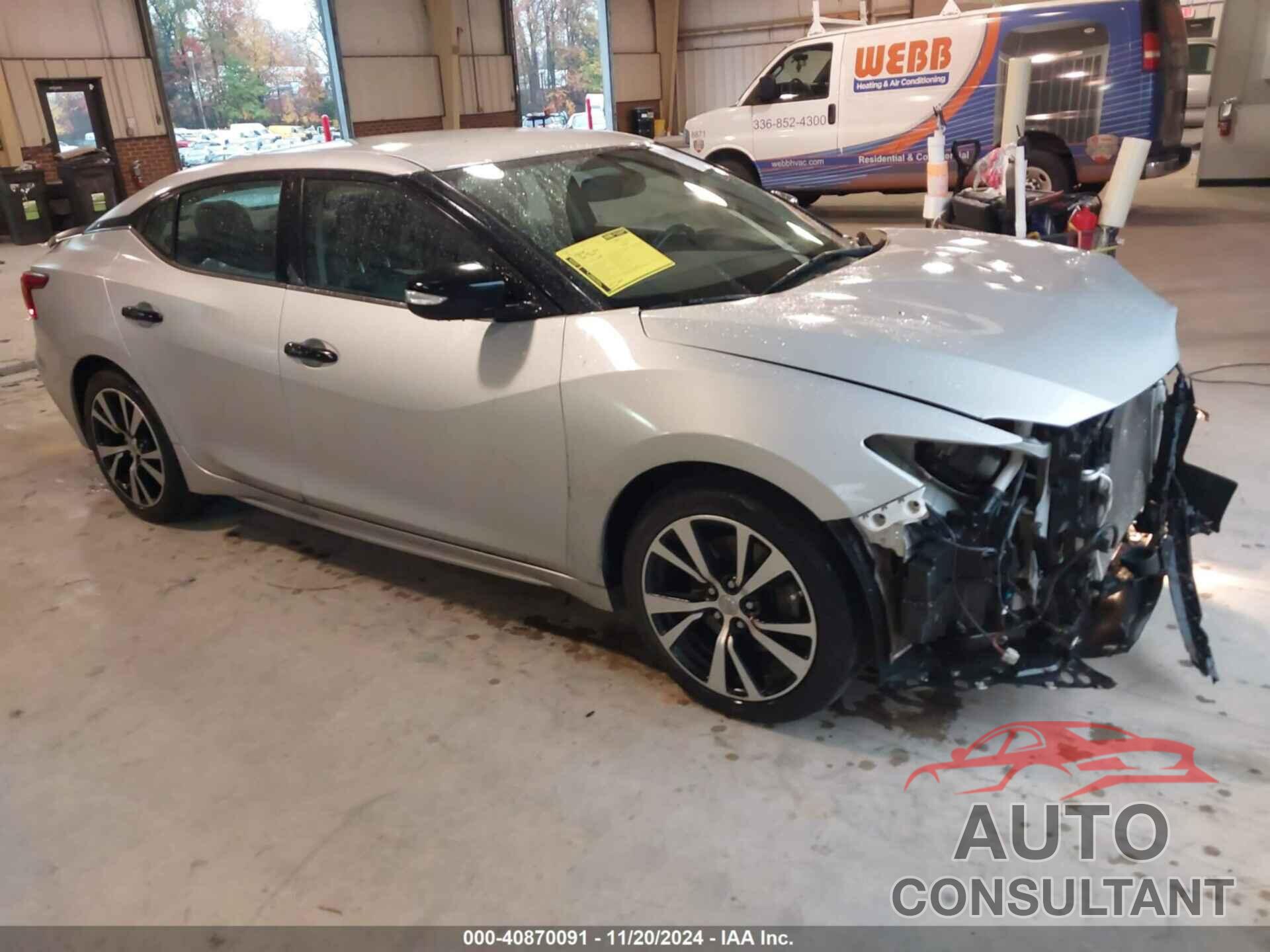 NISSAN MAXIMA 2018 - 1N4AA6APXJC363587