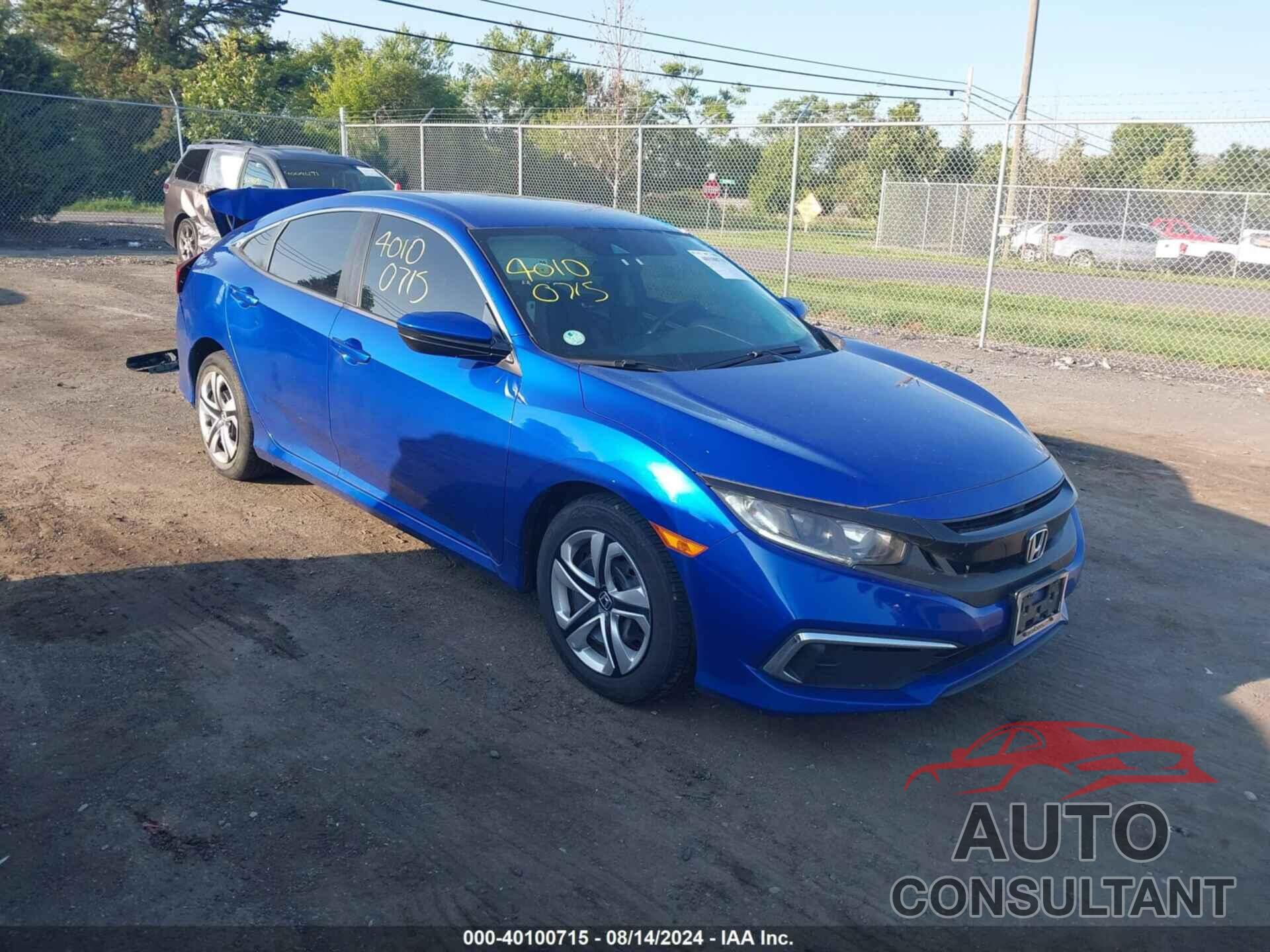 HONDA CIVIC 2019 - 2HGFC2F64KH511073