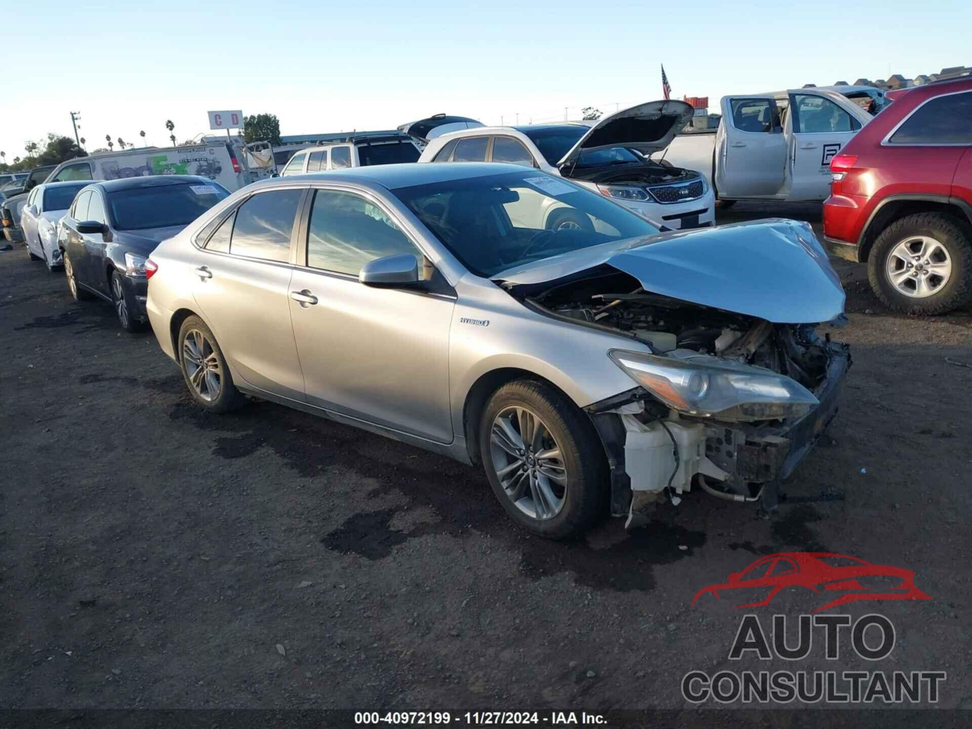 TOYOTA CAMRY HYBRID 2017 - 4T1BD1FK0HU206334