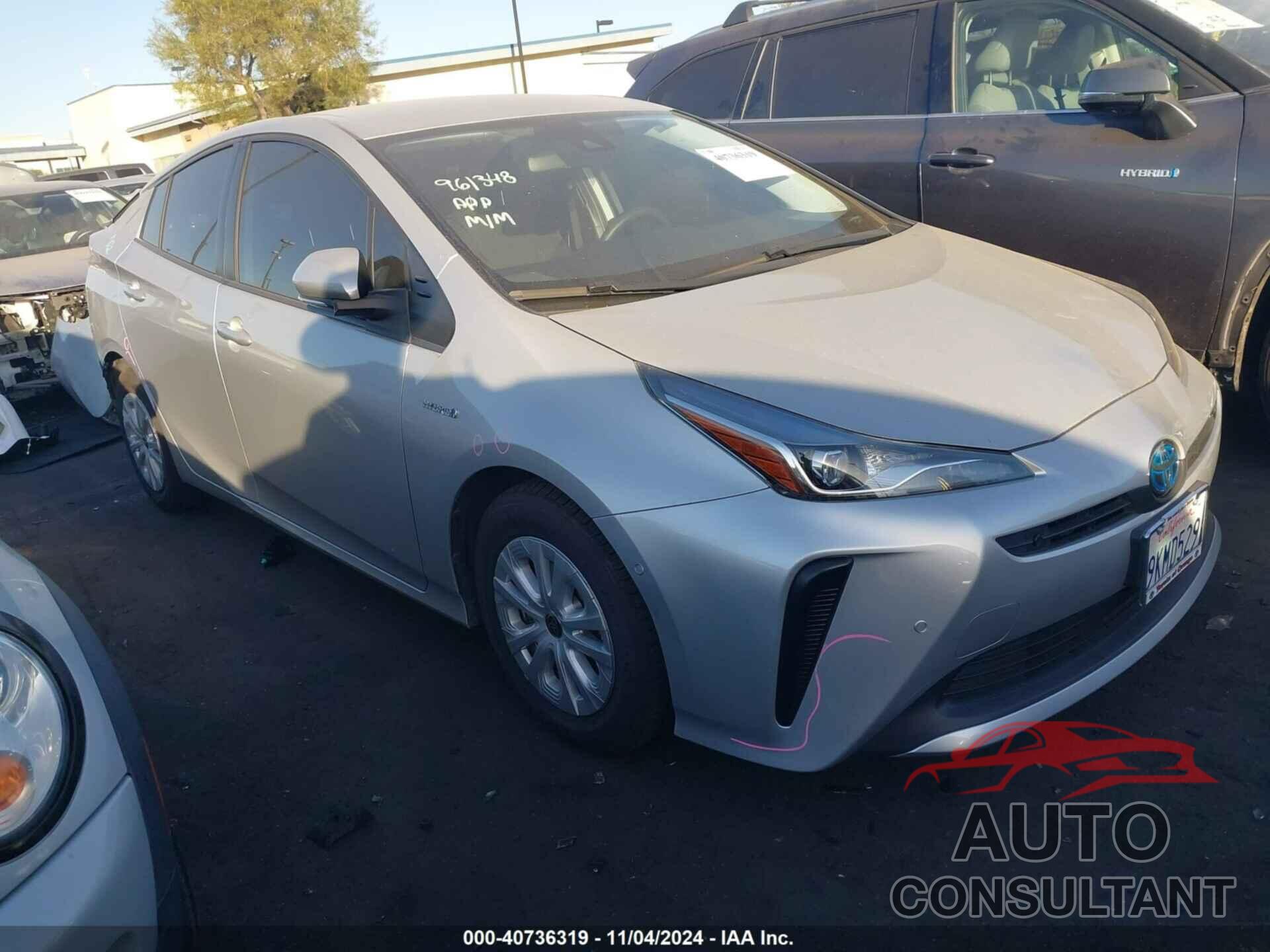 TOYOTA PRIUS 2021 - JTDKAMFU6M3131672